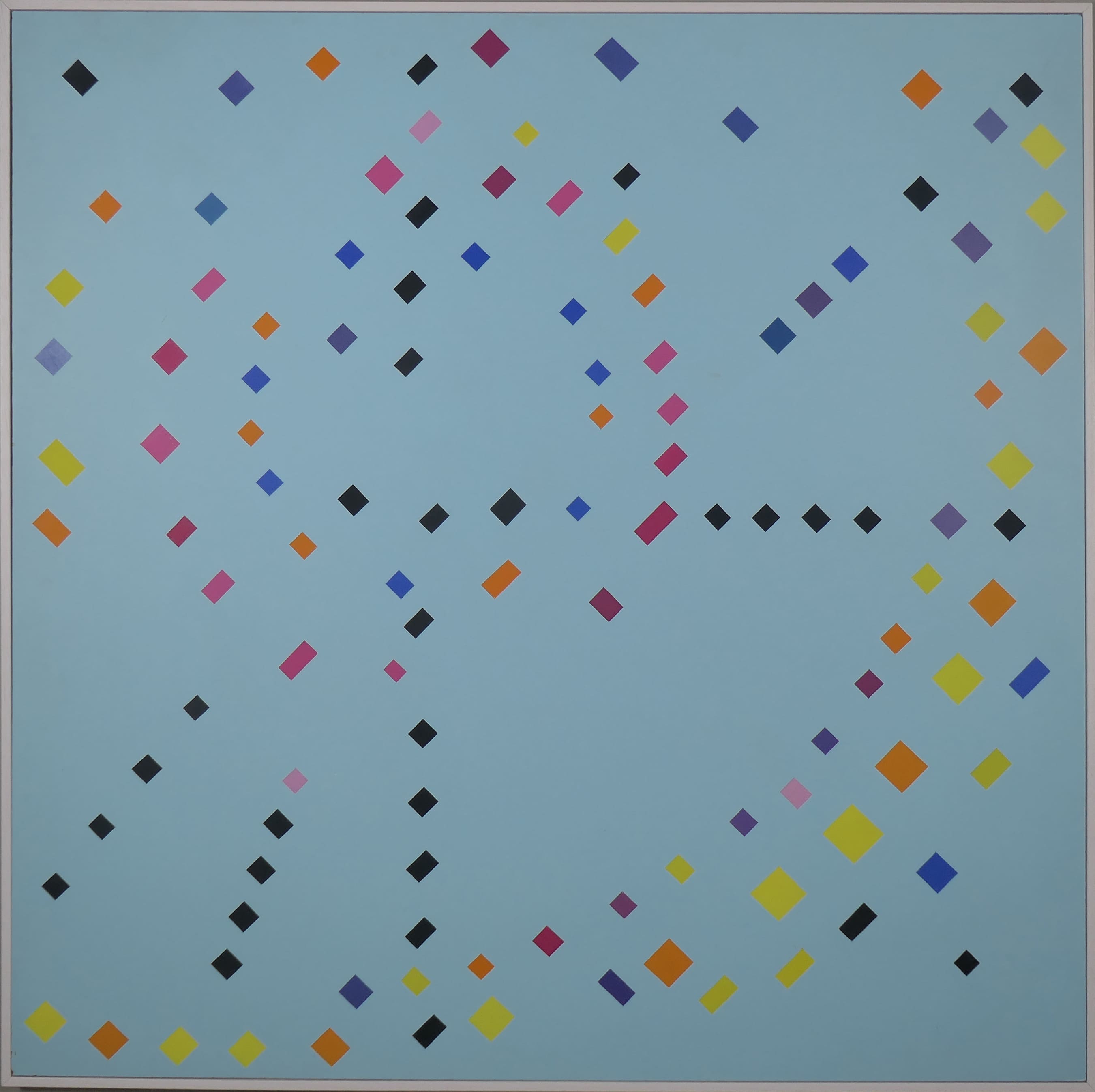 Abstracte compositie. zonder lijst