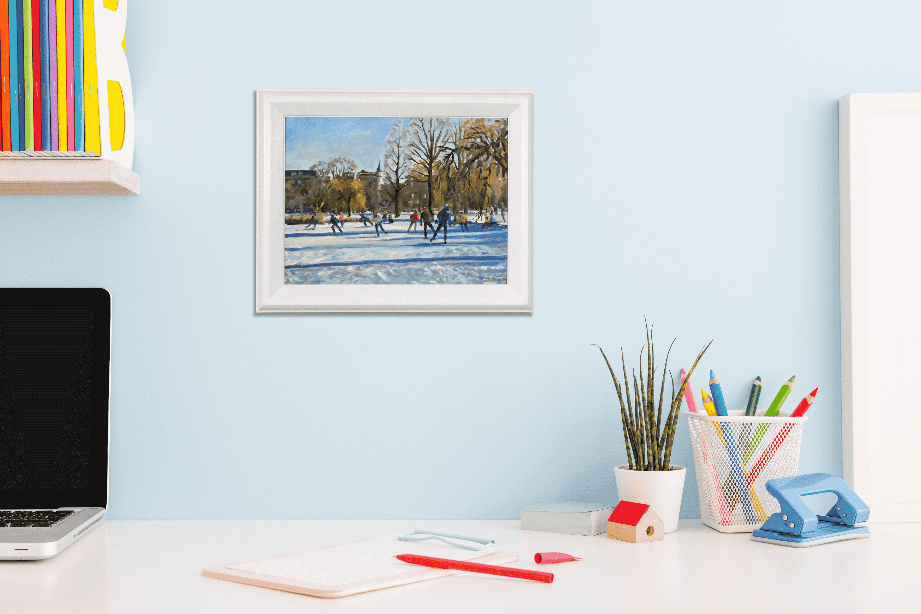 Louis Visser - Schaatsers Oosterpark (in interieur)