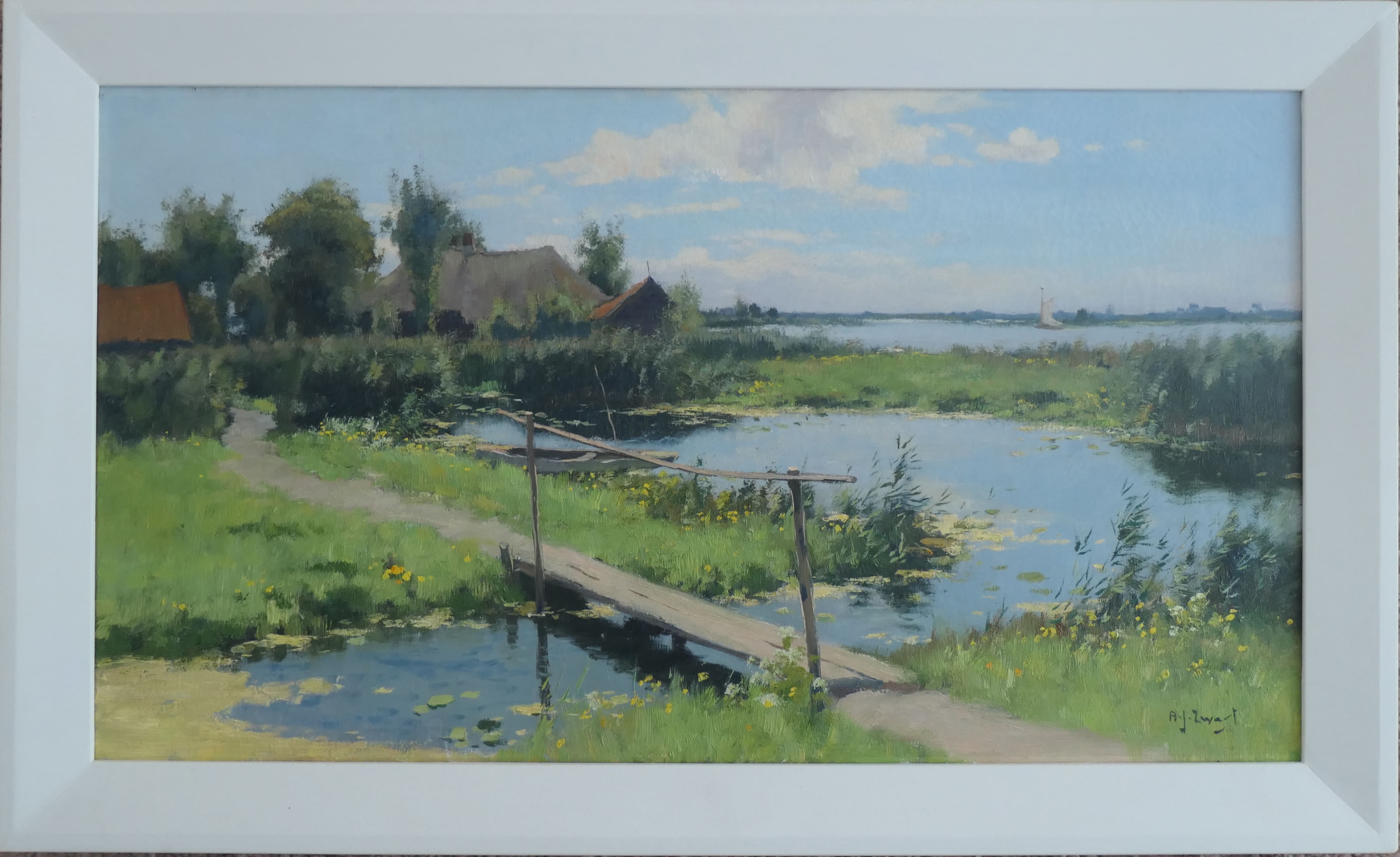 Plasgezicht zonder lijst