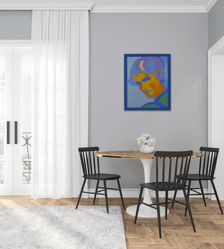 Zelfportret zonder lijst