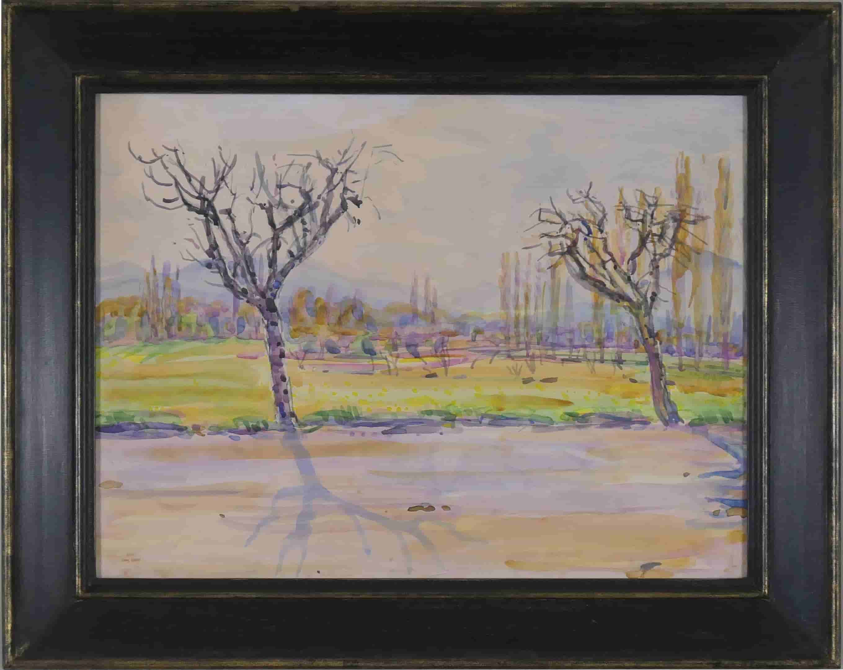 Johan Dijkstra - Toscaans landschap (met lijst)