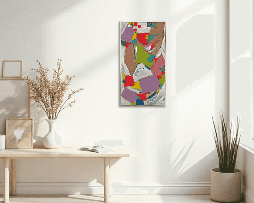 Willy Boers - Dynamische compositie (met lijst)