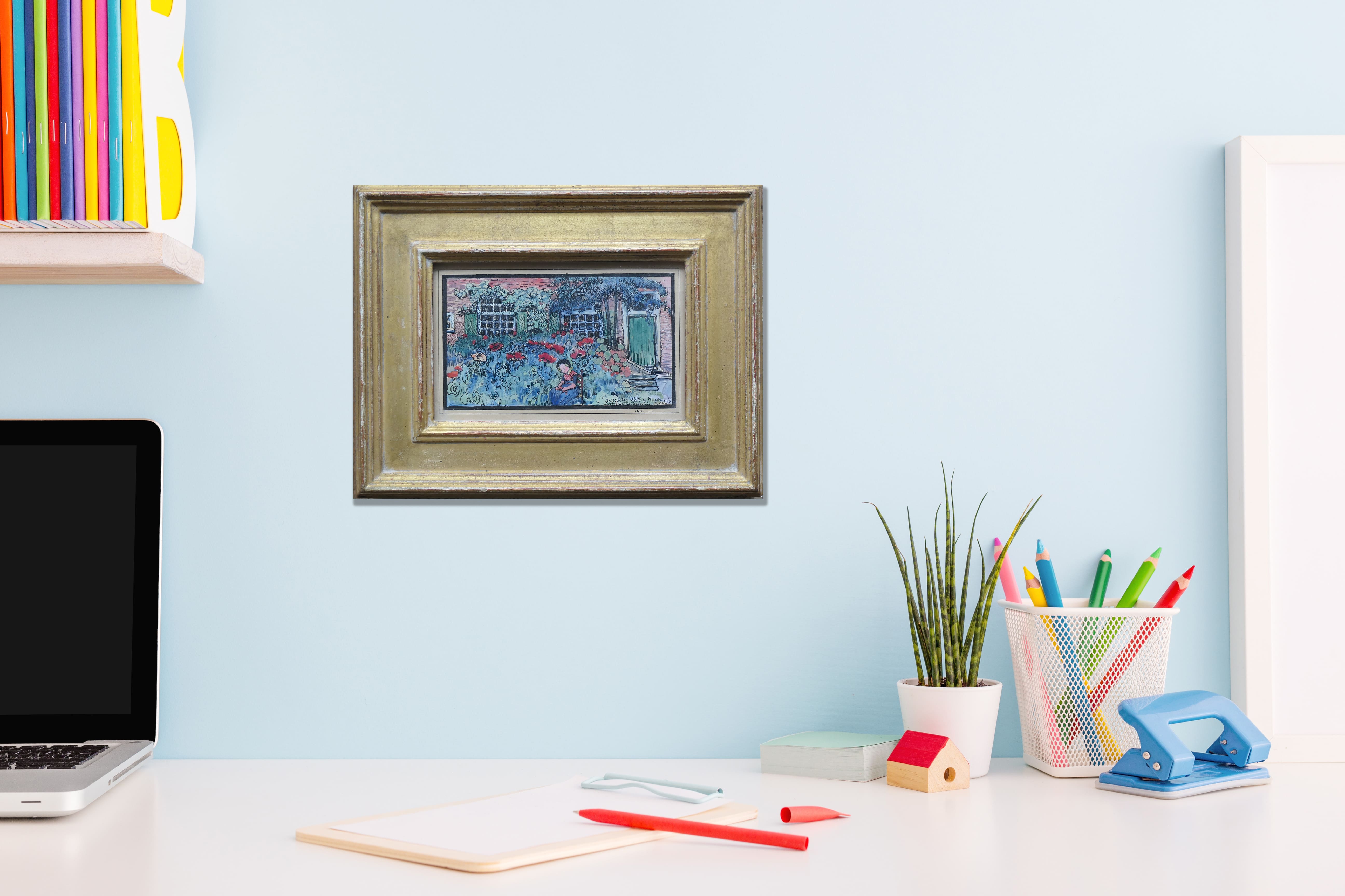 Rozentuin zonder lijst