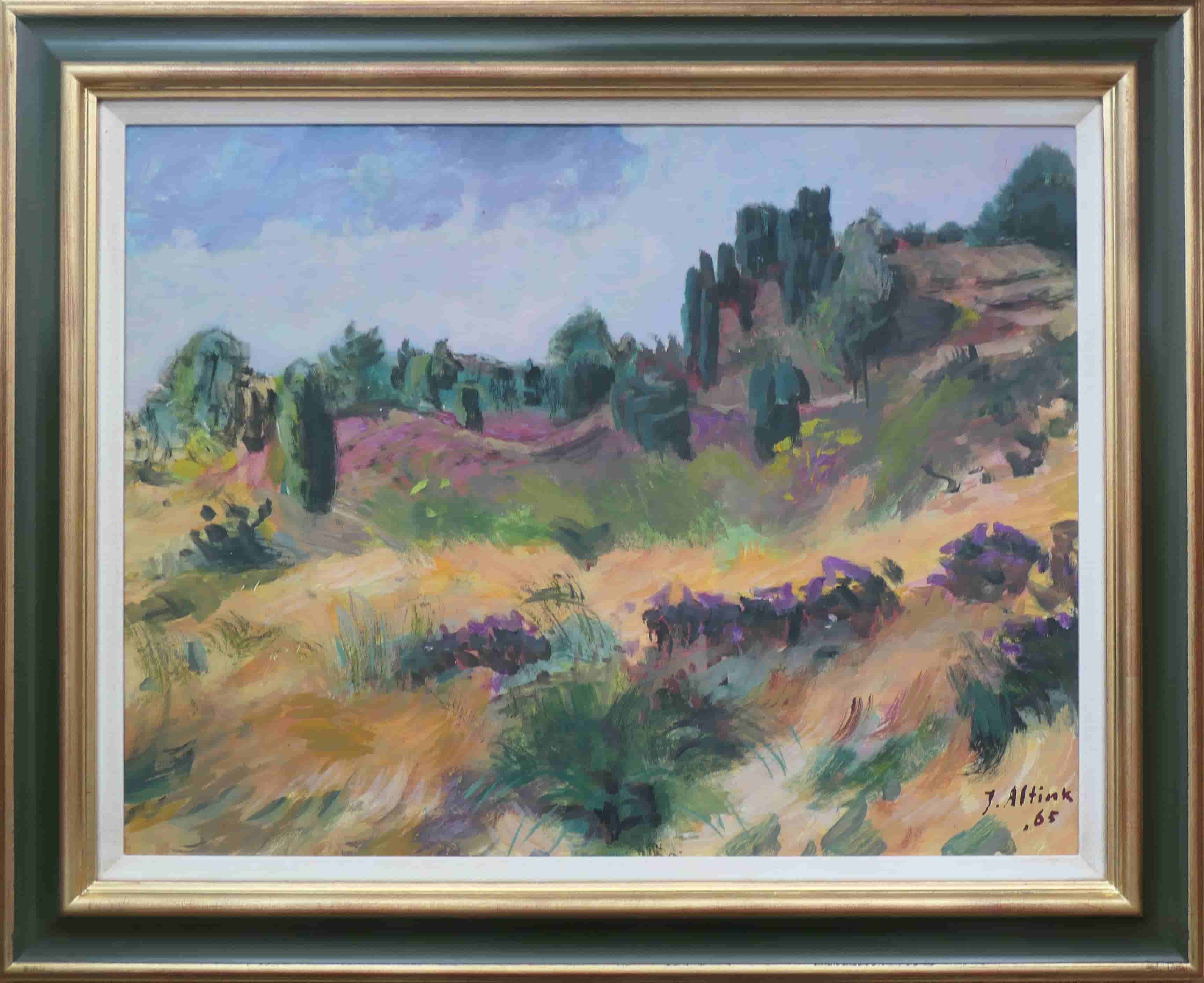 Jan Altink - Mantingerzand (met lijst)