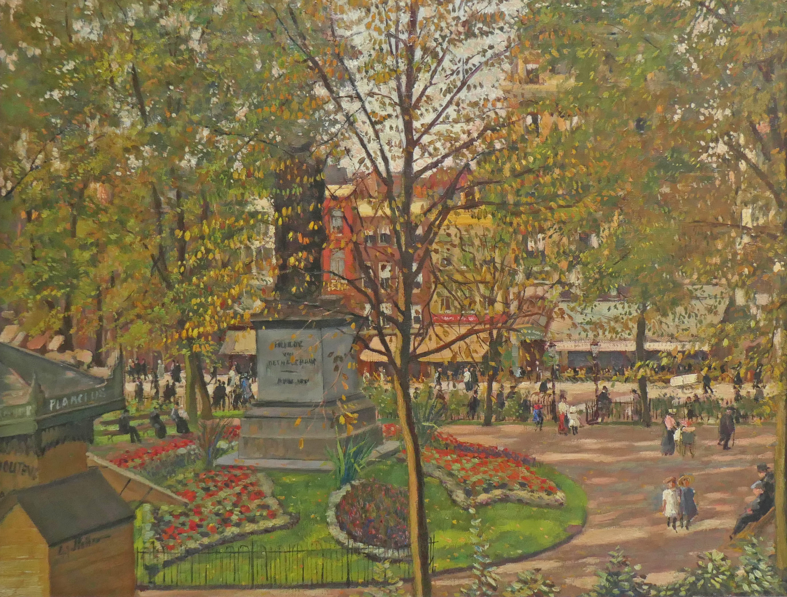 Rembrandtplein in Amsterdam zonder lijst