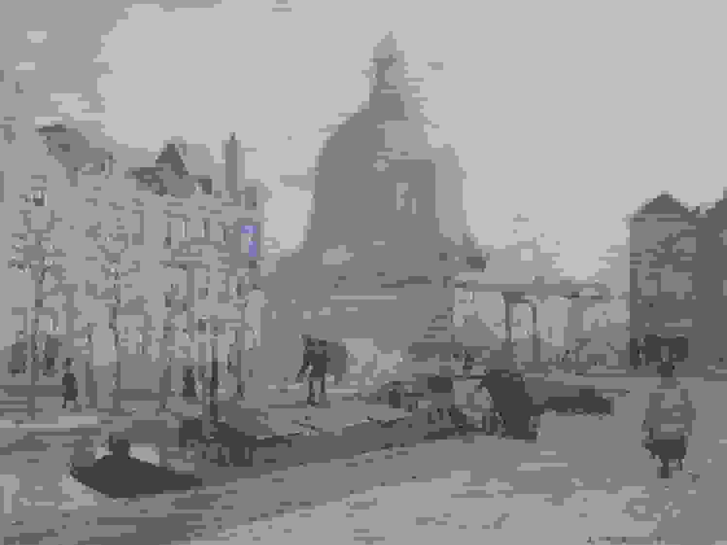 Cornelis Vreedenburgh - Marekerk te Leiden (zonder lijst)