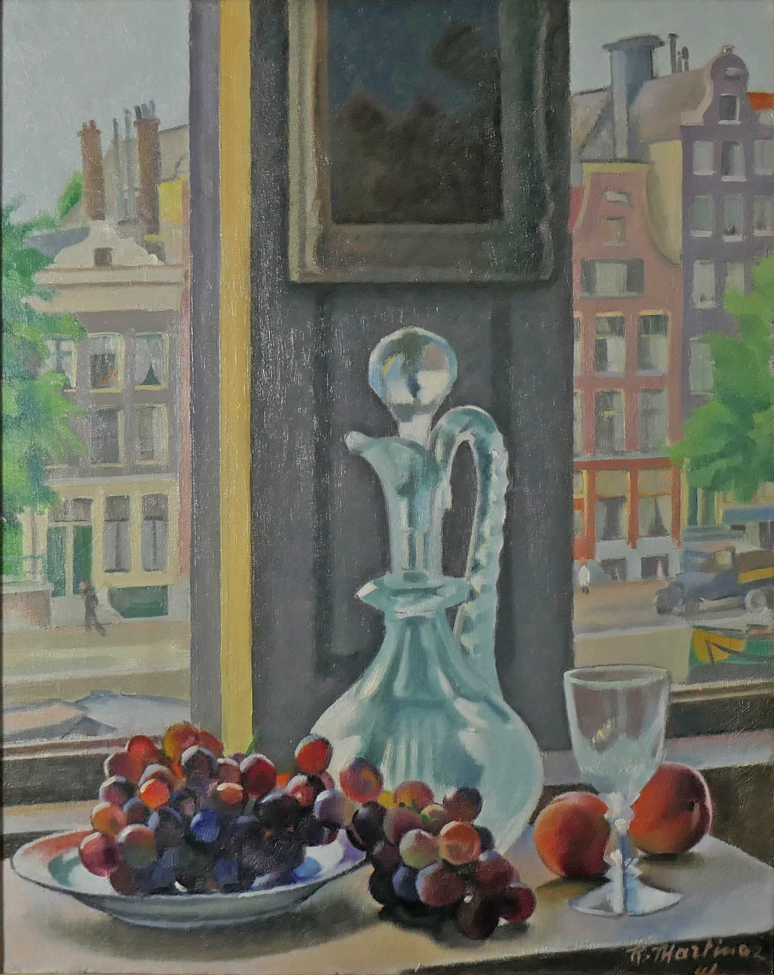 Uitzicht Prinsengracht zonder lijst