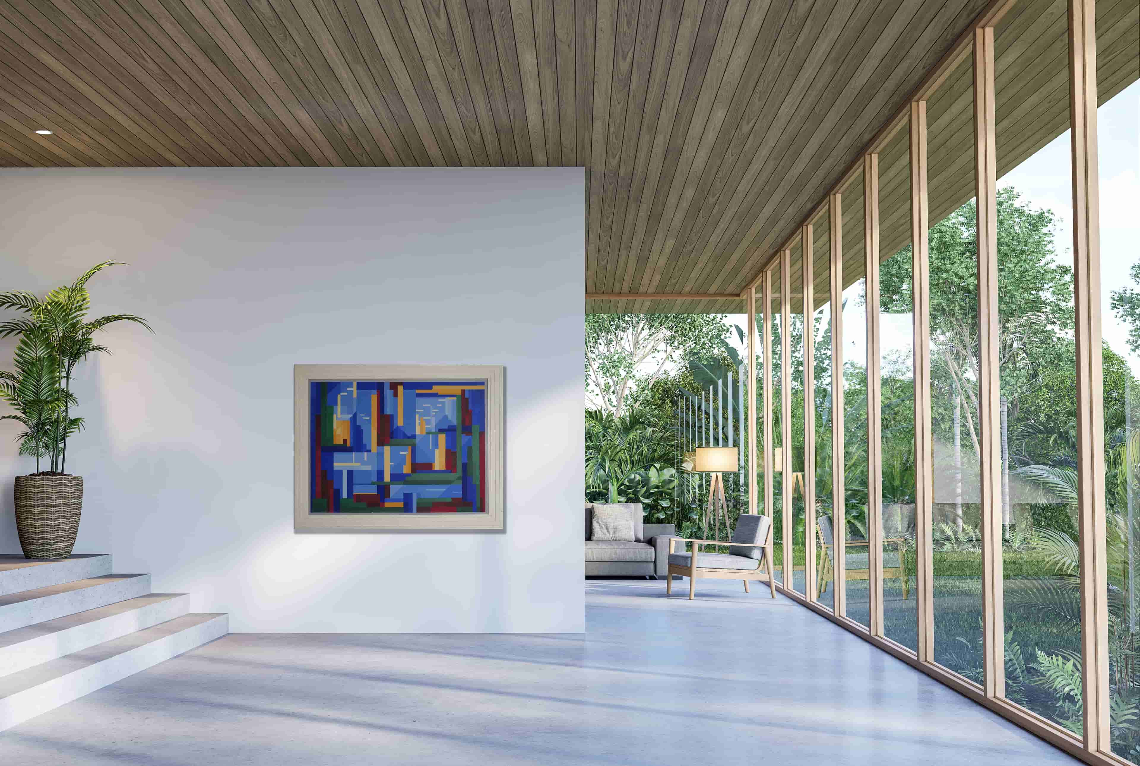 Louise (Lou) Loeber - Land, lucht en zee (in interieur)