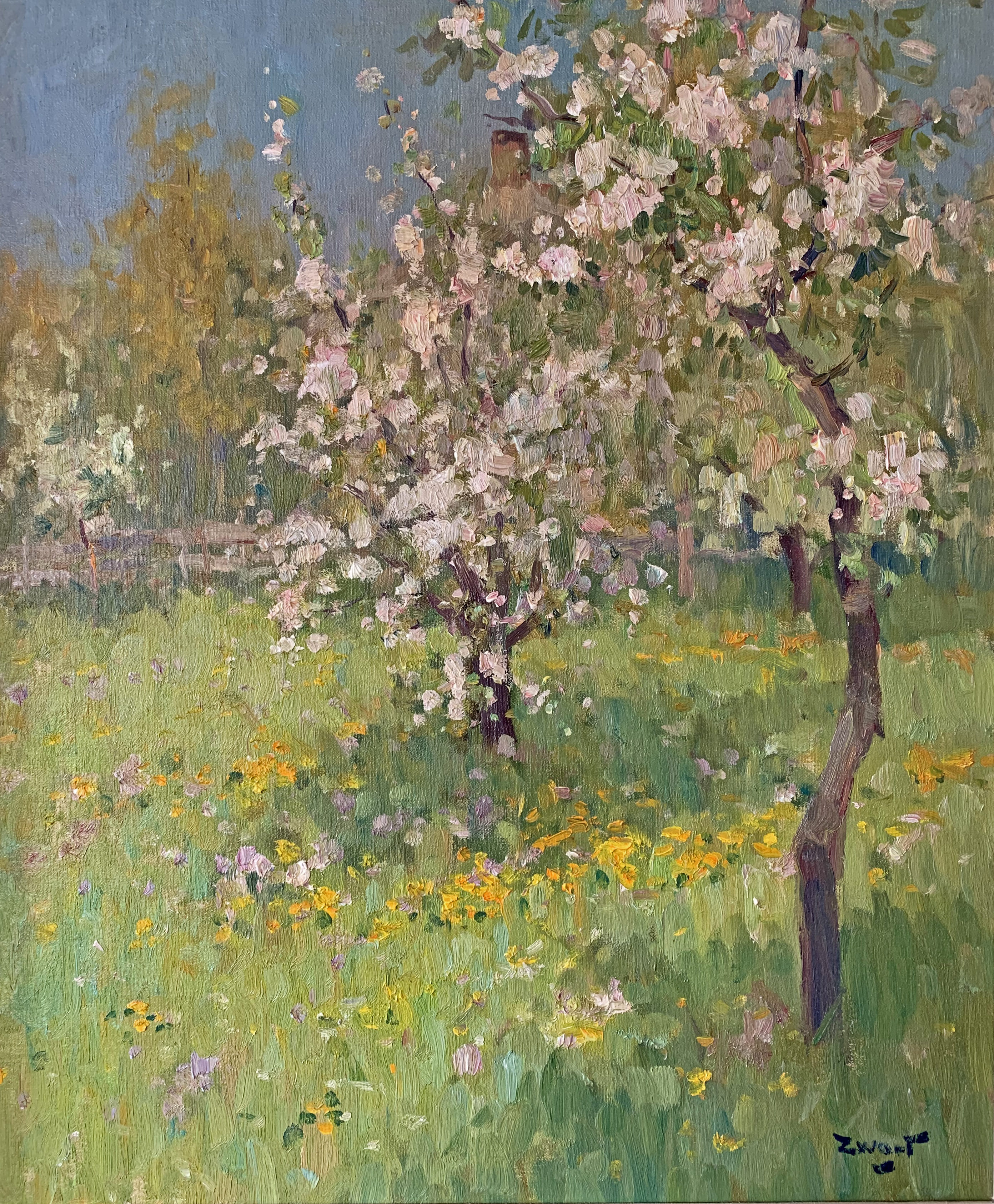 Bloei te Laren (Noord Holland) zonder lijst