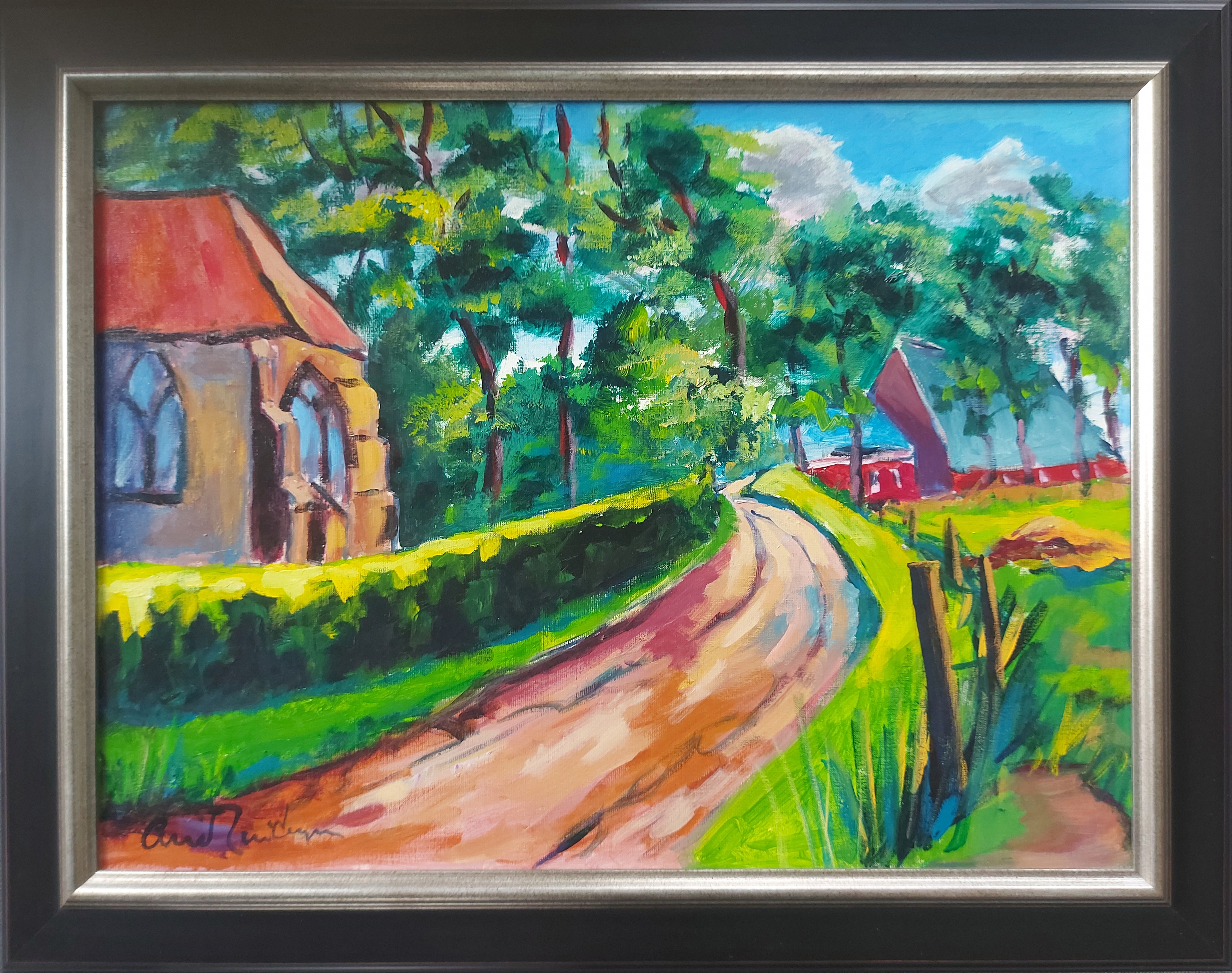 Fransum zonder lijst