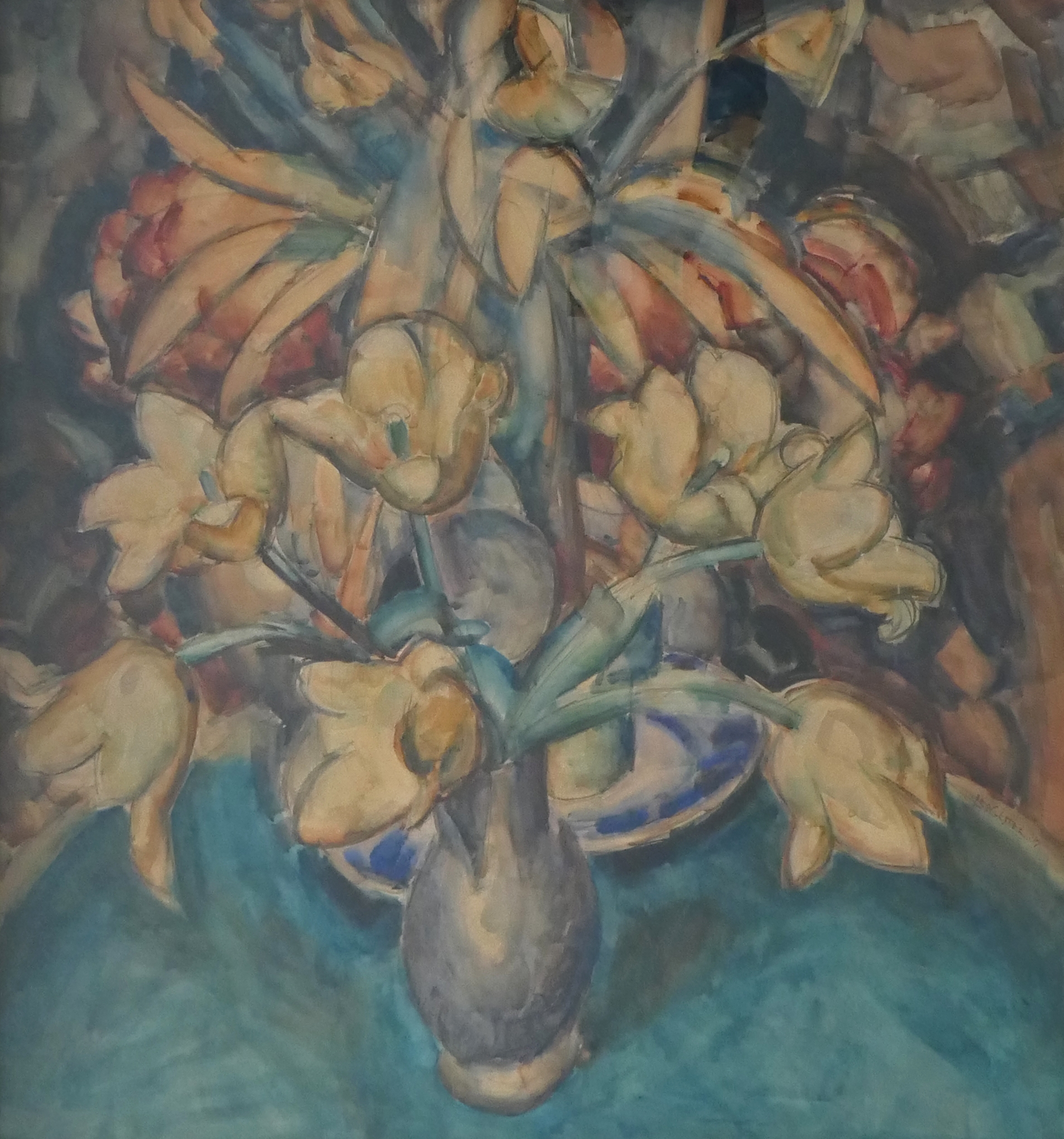 Bloemstilleven (1917) zonder lijst