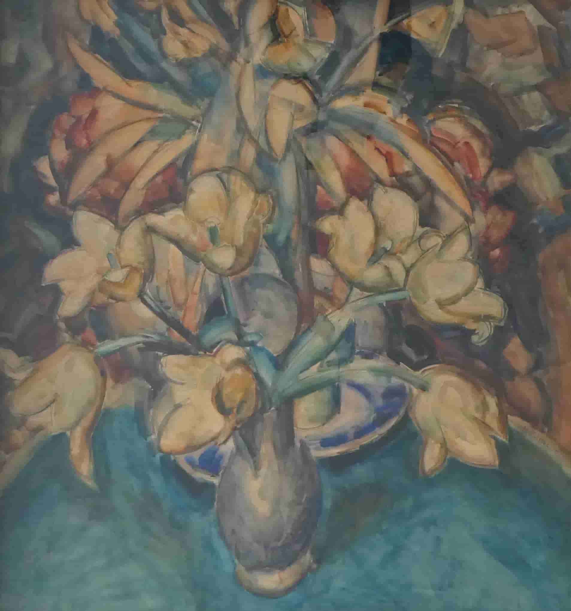 Leo Gestel - Bloemstilleven (1917) (zonder lijst)