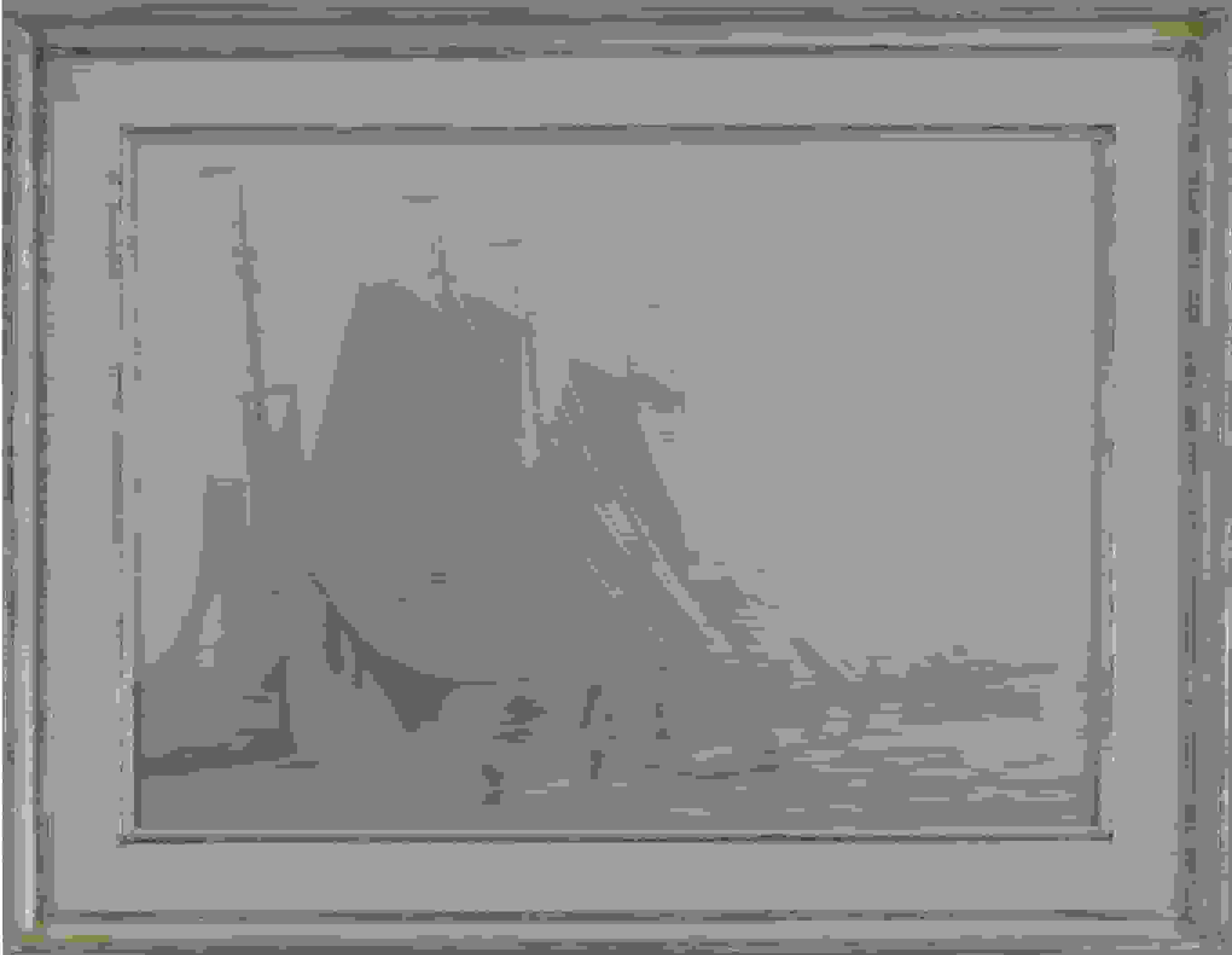 Co Breman - Haven van Harderwijk (met lijst)