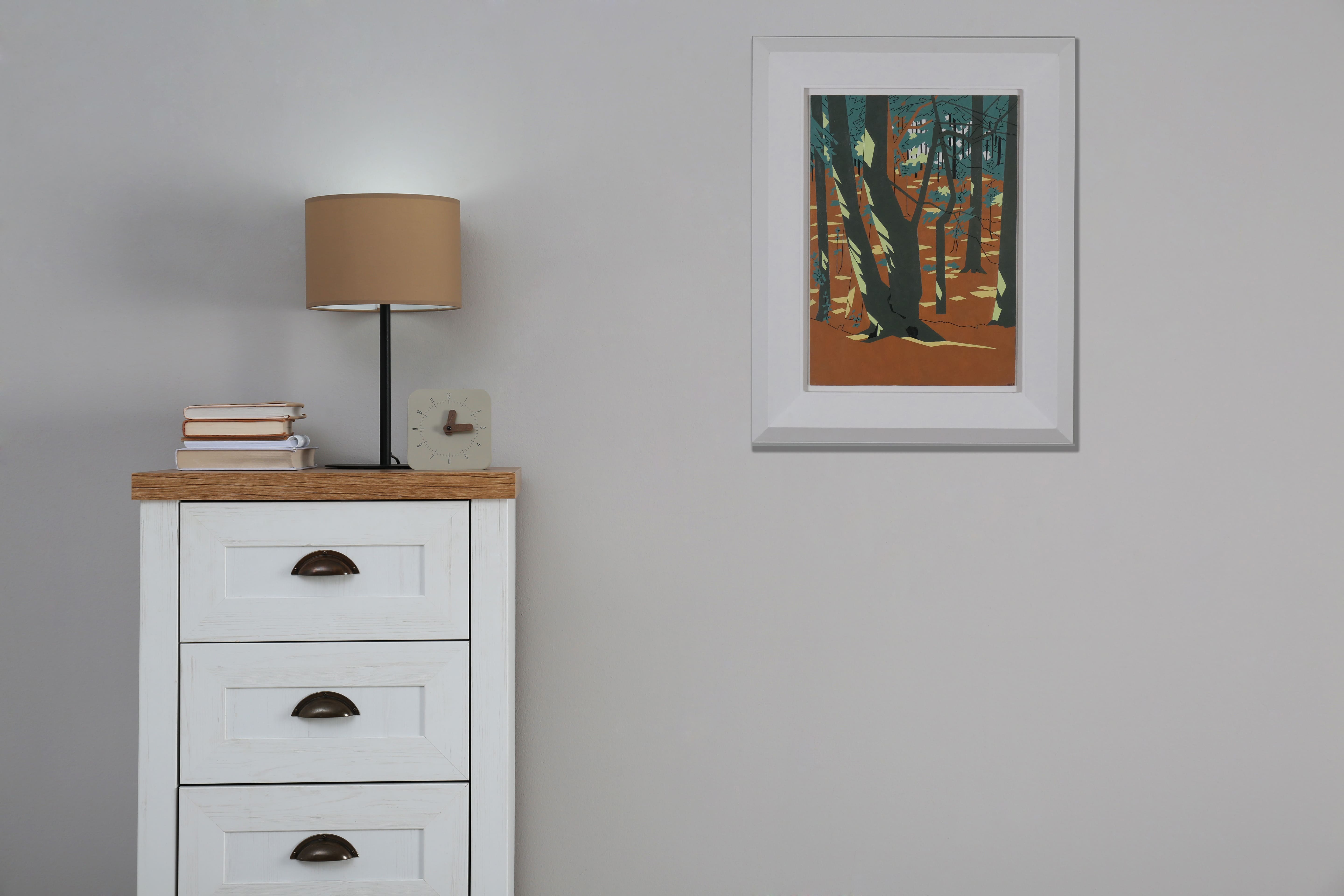 Zon in het bos zonder lijst