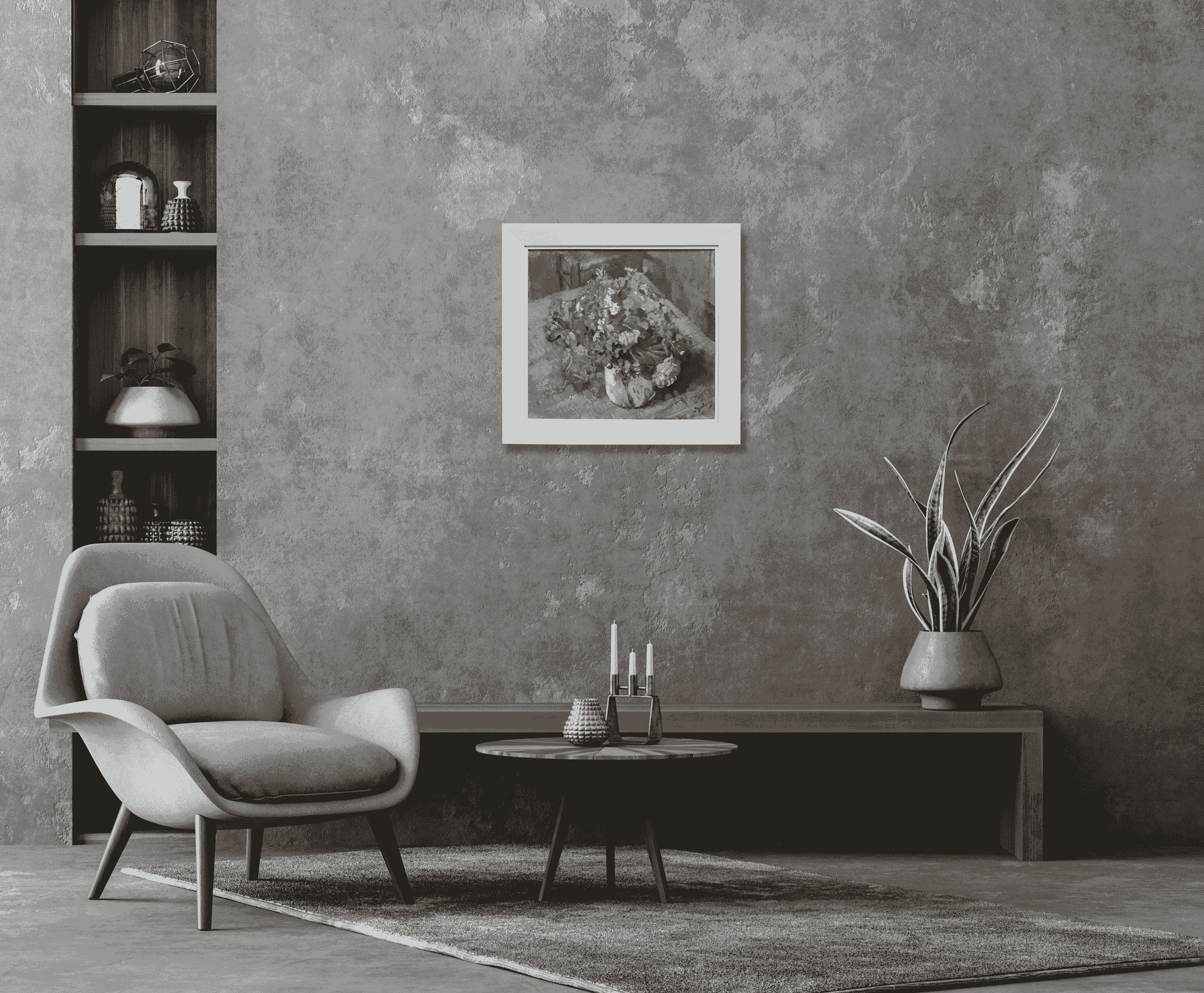 Erasmus Bernard von Dülmen-Krumpelman - Bloemstilleven (in interieur)