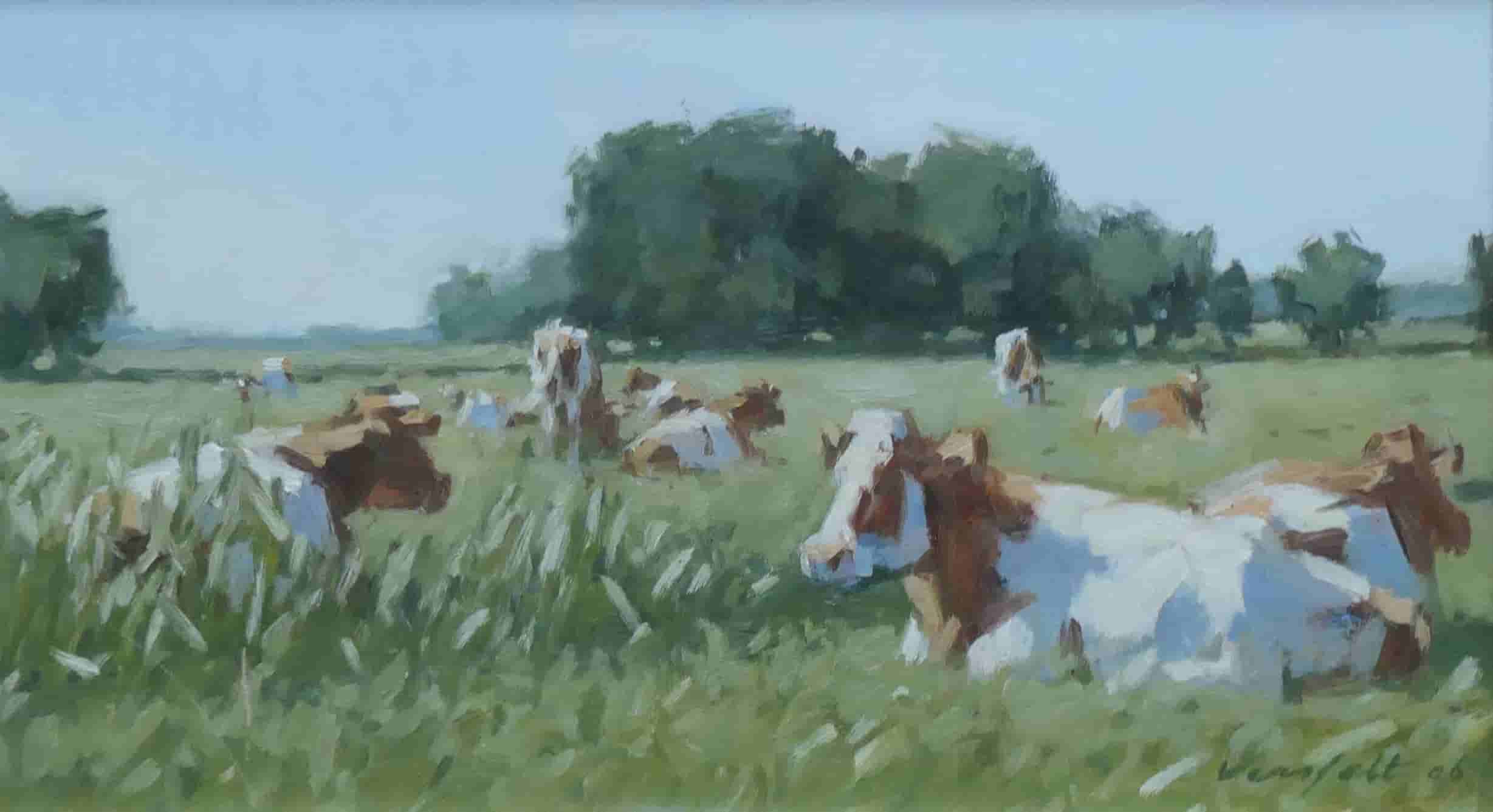 Hans Versfelt - Koeien in de wei
