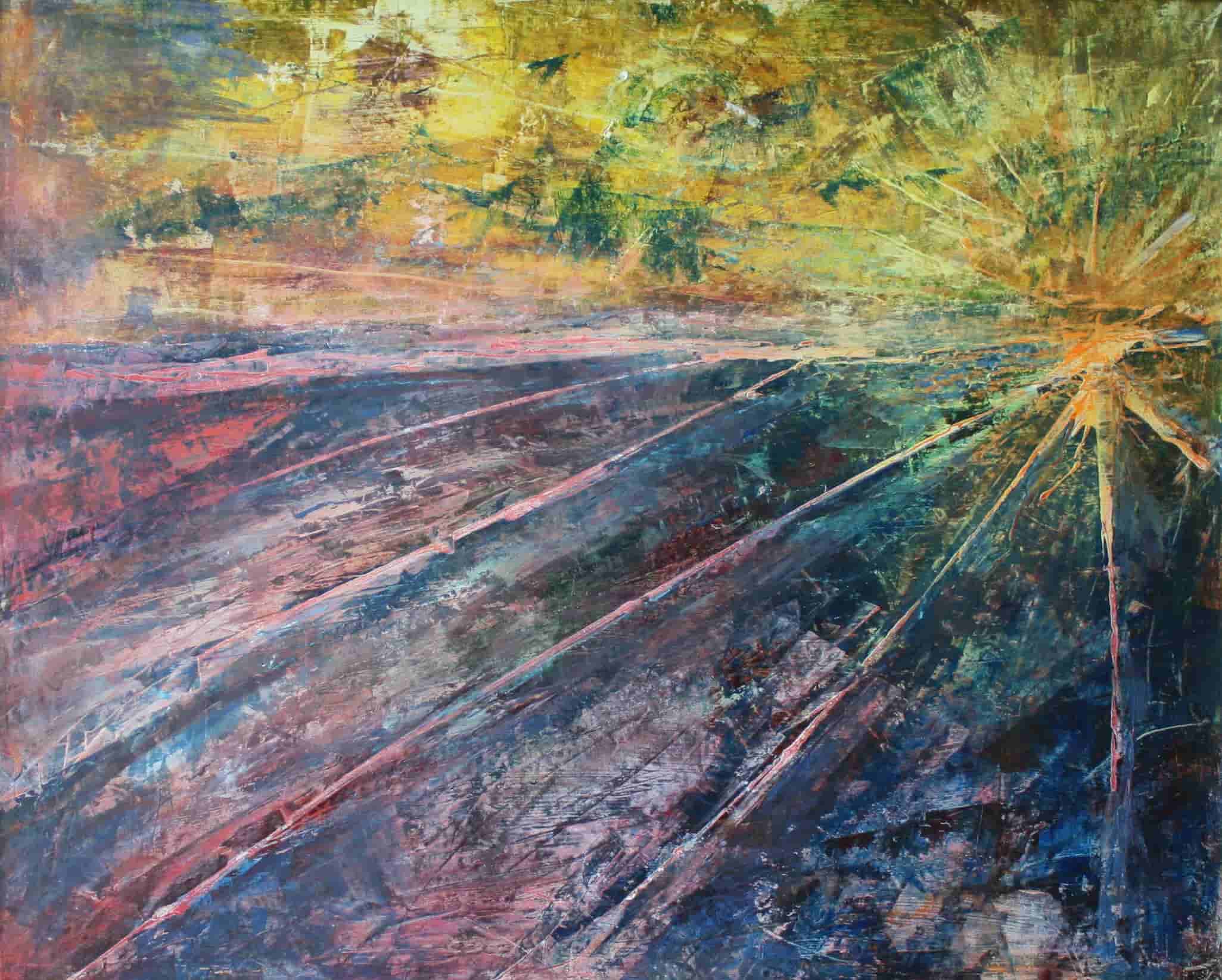 Wouter van der Spek - The land is waking up I (zonder lijst)