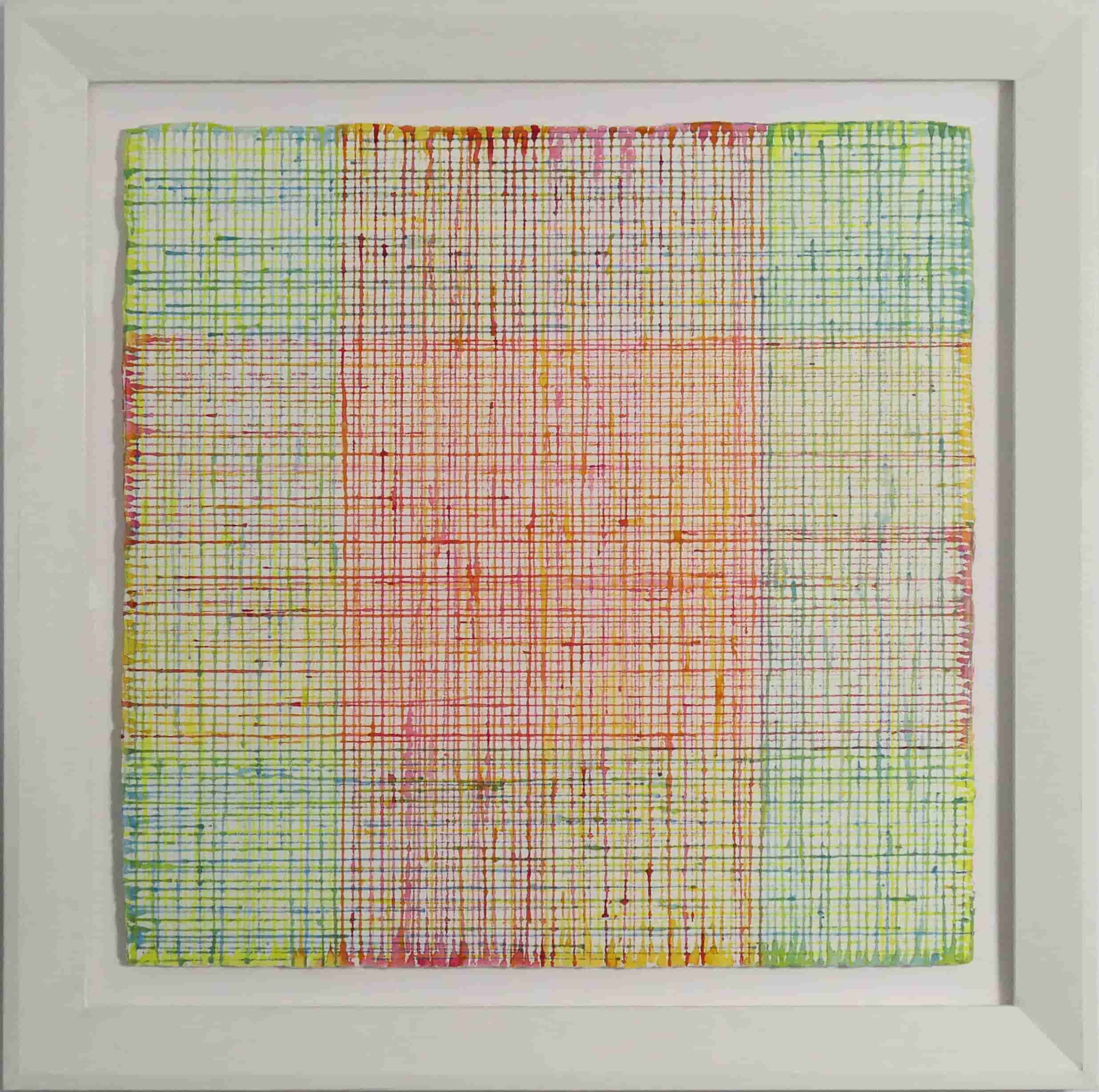 Eric de Nie - Aquarel 2012 A17-4 (van een vierluik) (met lijst)