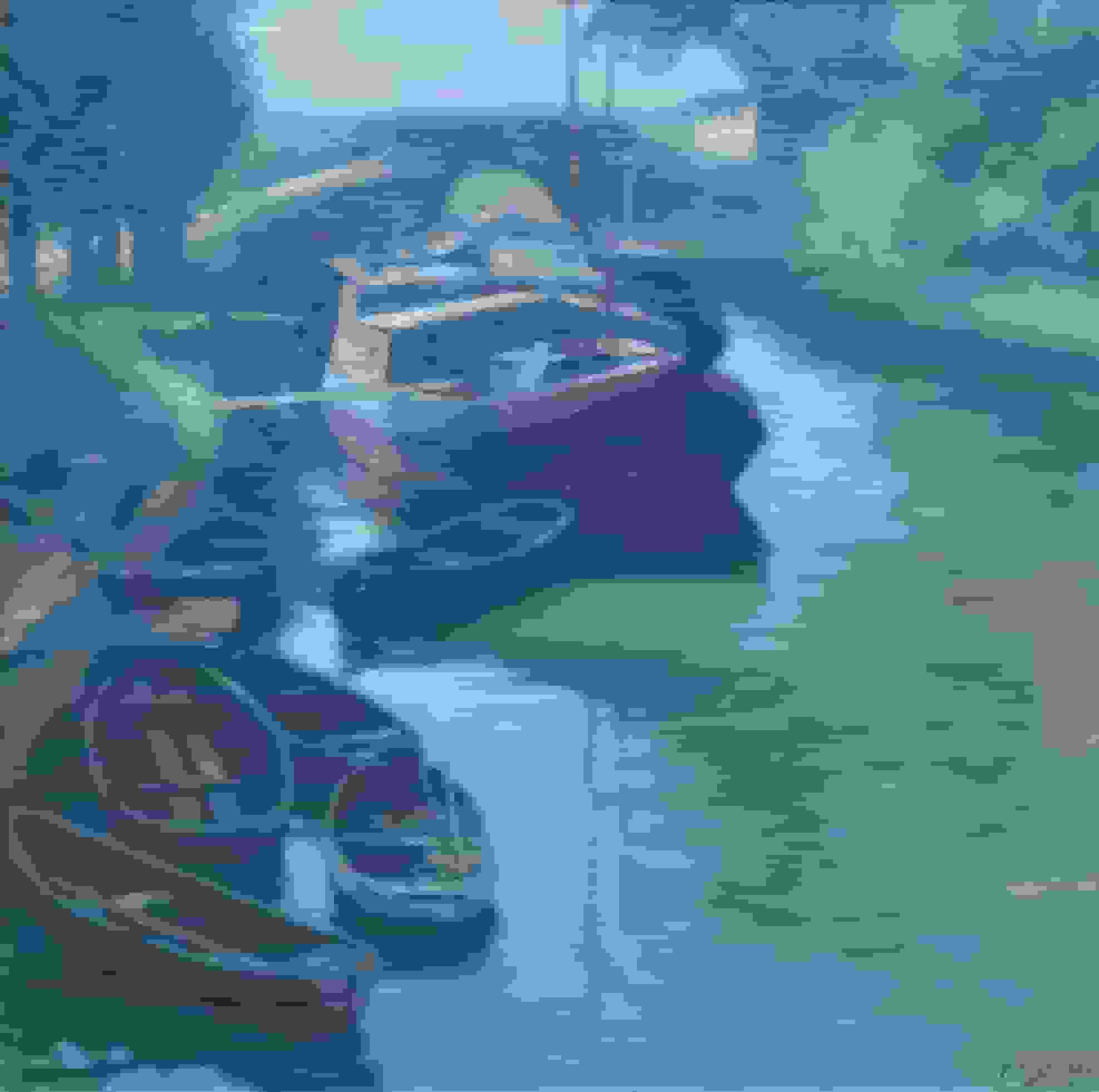 Anthony Pieter Schotel - Bootjes in de Vecht bij Muiden (zonder lijst)