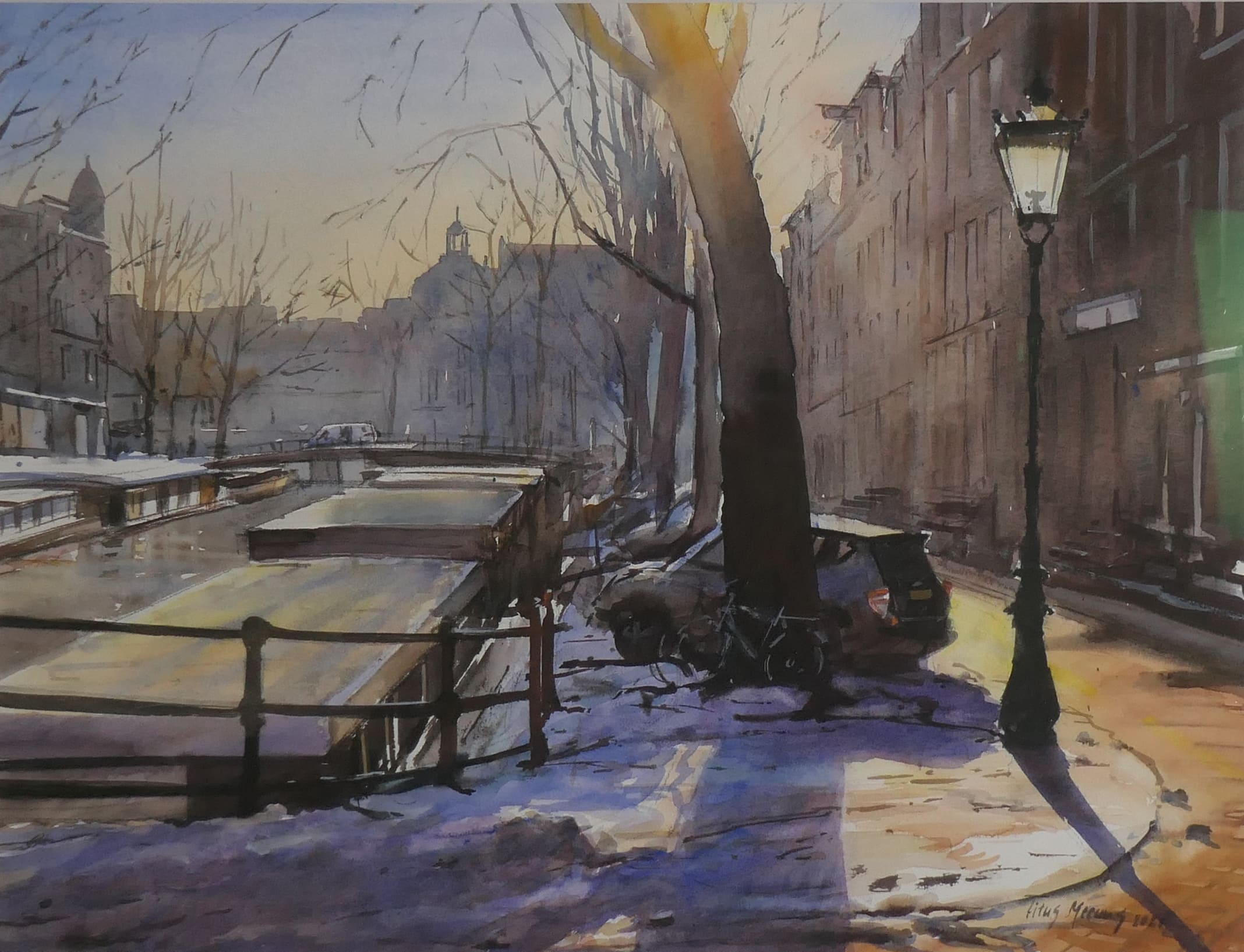 Brouwersgracht zonder lijst