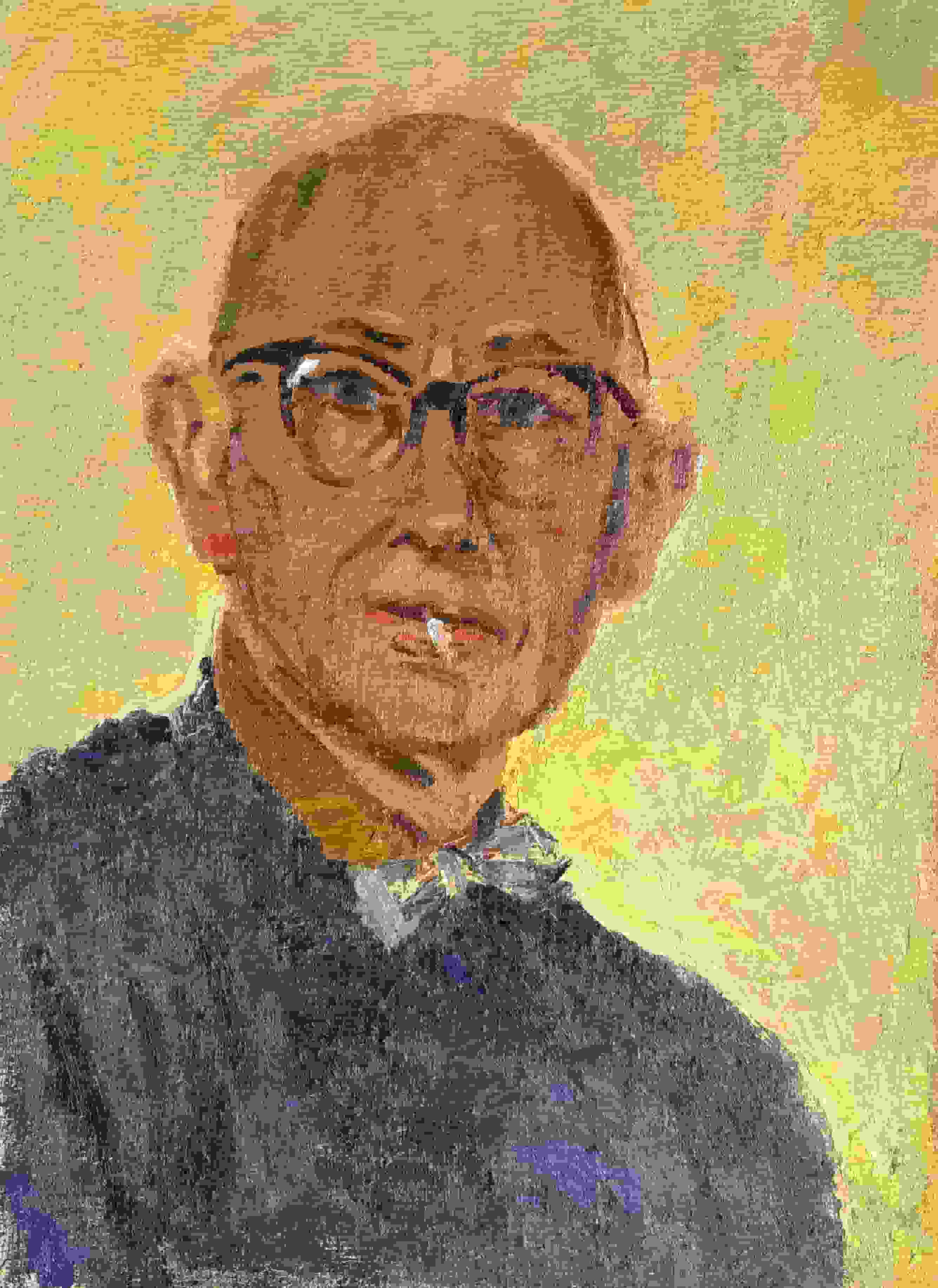 Zelfportret met sigaret