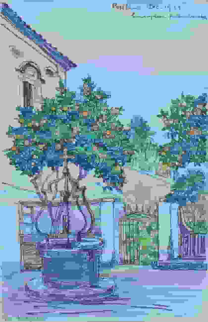 Jo Koster - Positano (zonder lijst)