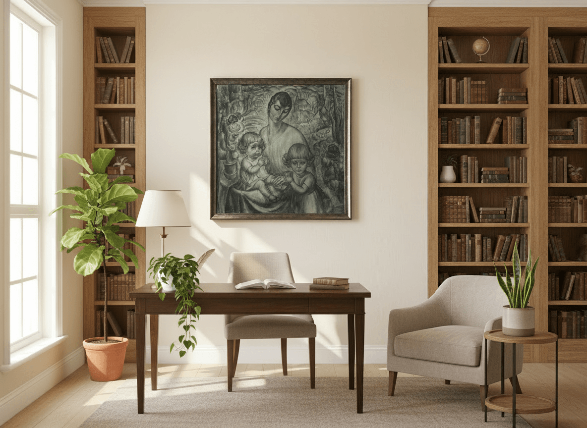 Zomer in Bergen zonder lijst