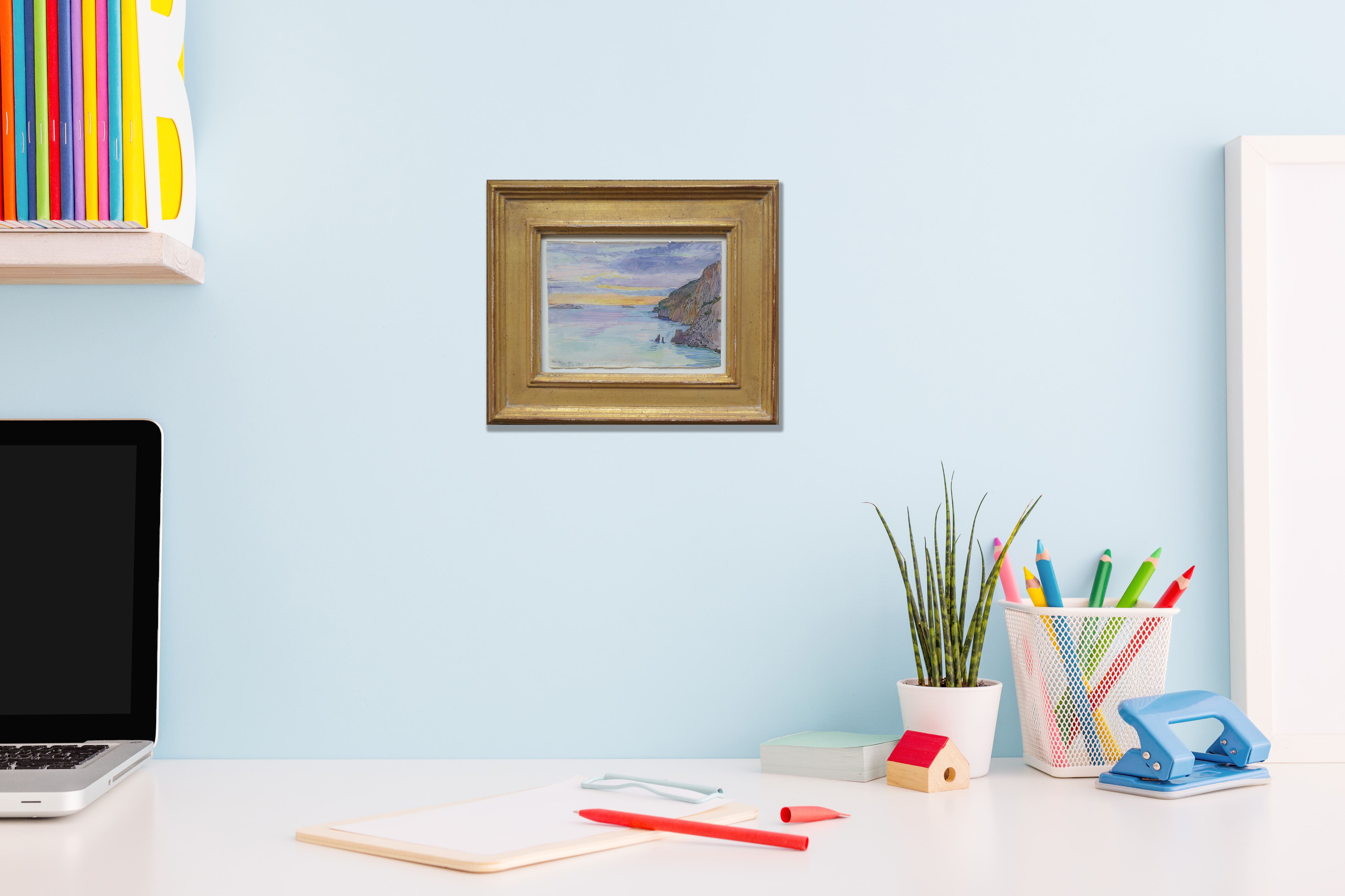 Kustgezicht zonder lijst