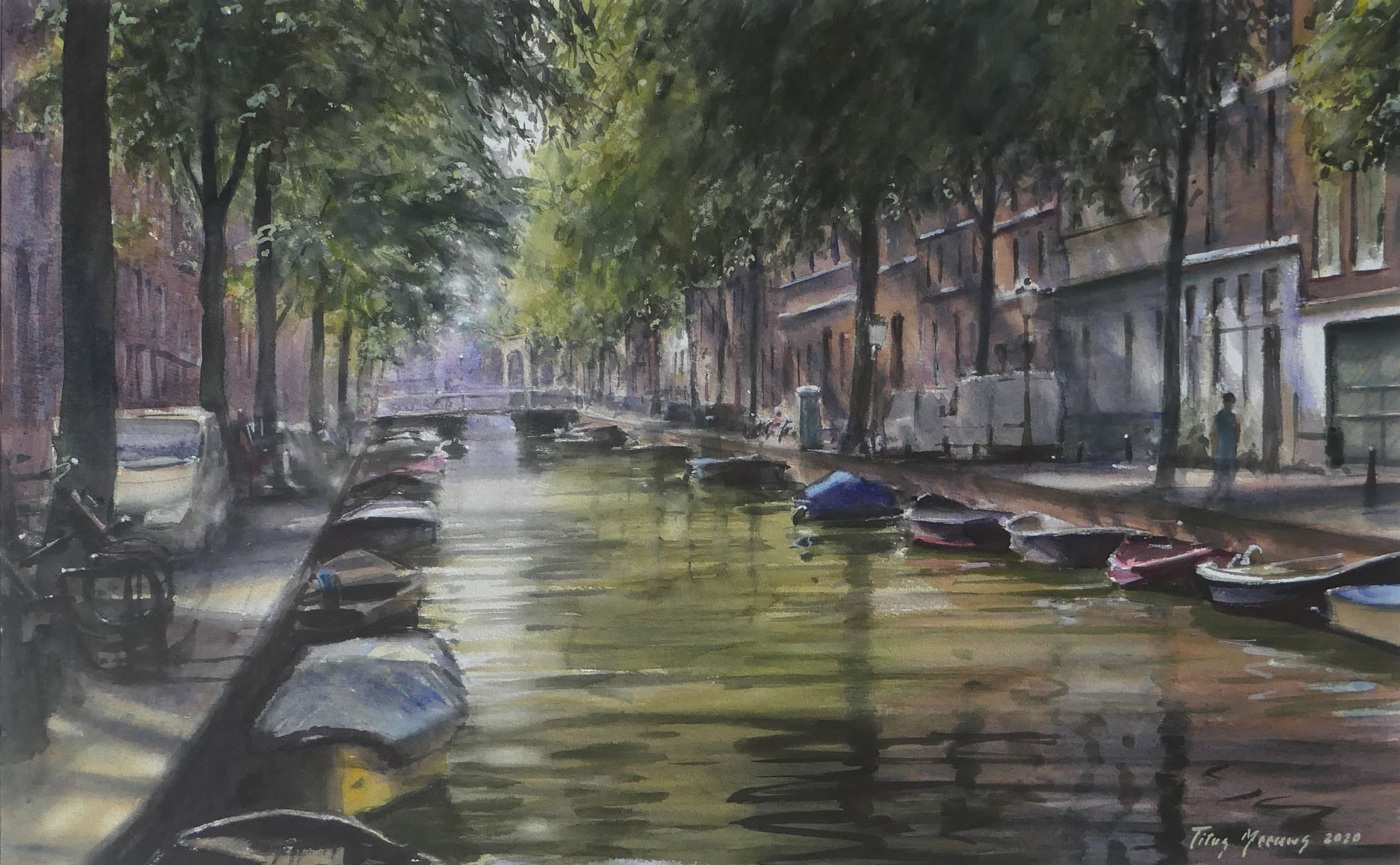 Groenburgwal Amsterdam zonder lijst