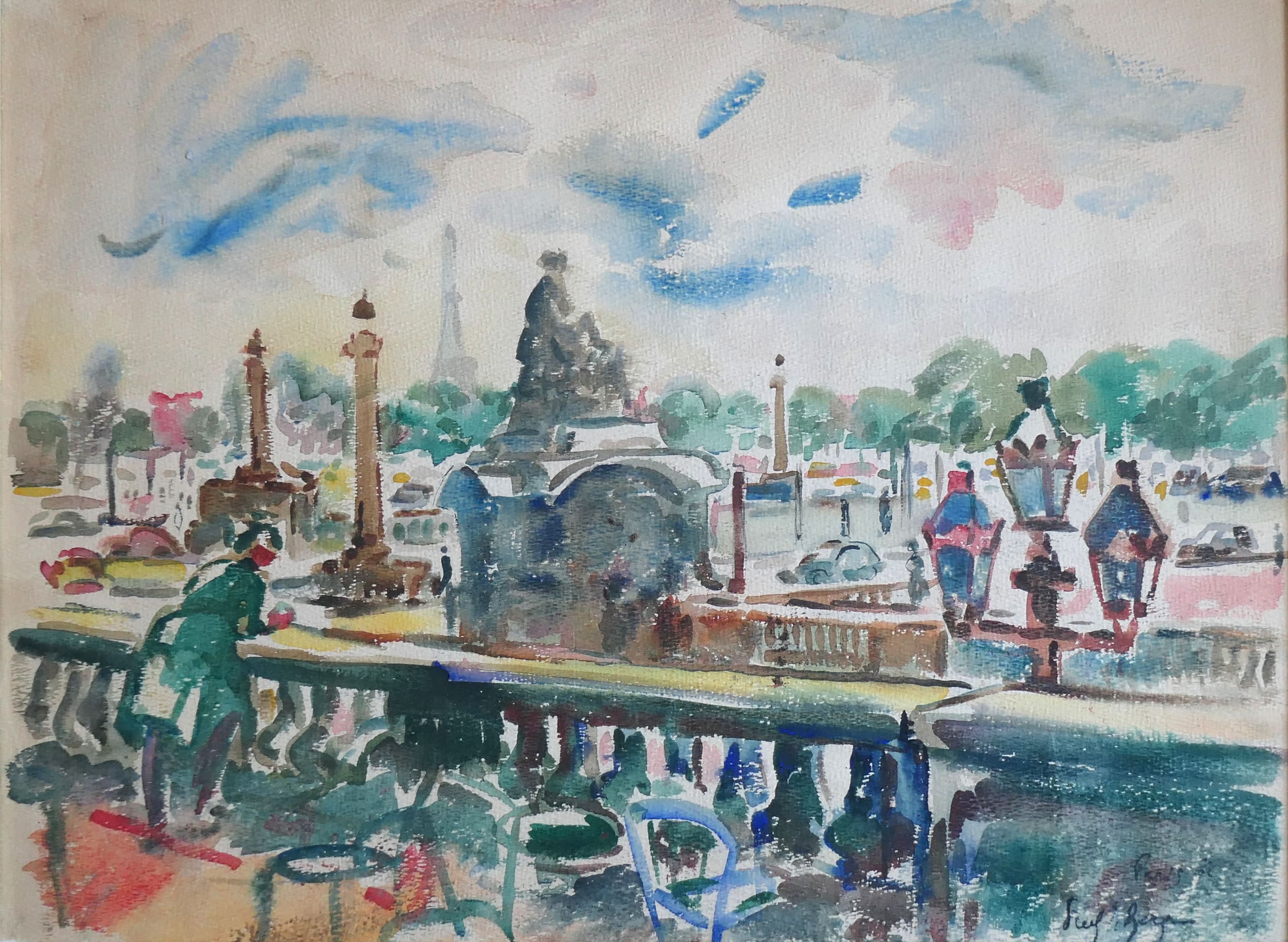 Jardin du Luxembourg te Parijs zonder lijst