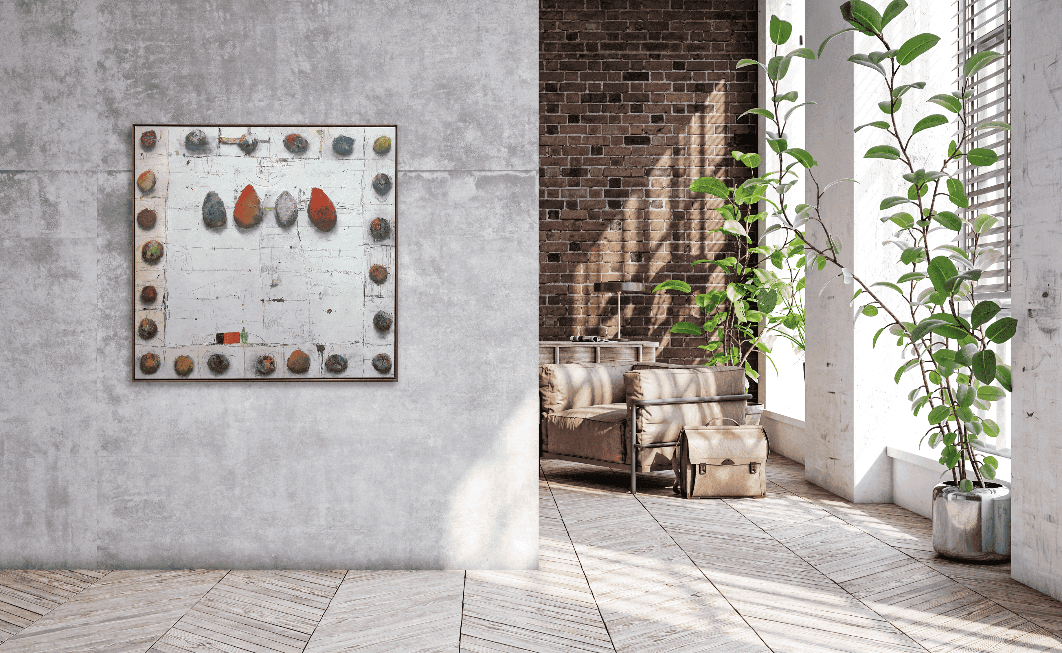 Cole Morgan - Zonder titel (in interieur)