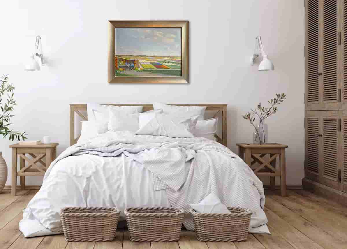 Dirk Smorenberg - Bloembollenvelden achter de duinen (in interieur)