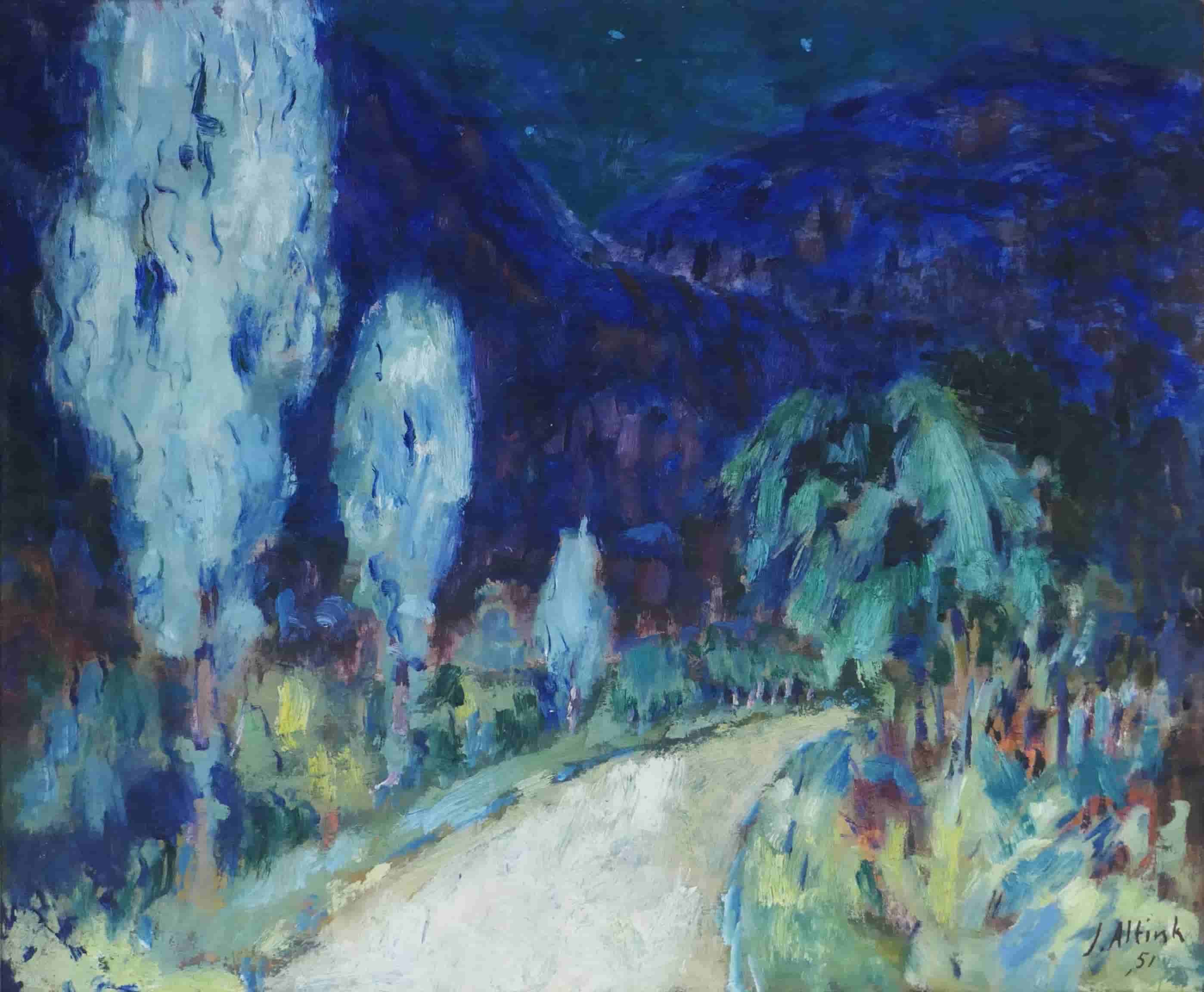 Jan Altink - Haute Savoie bij heldere sterrennacht