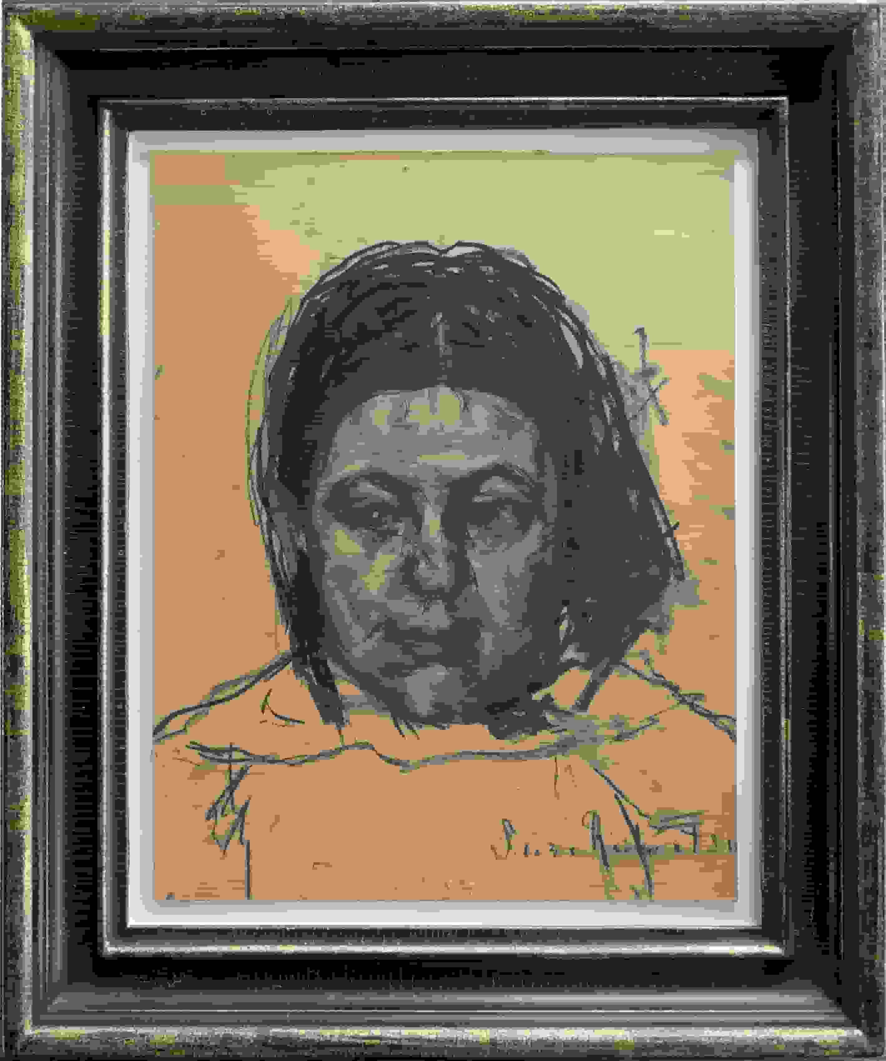 Suze Robertson - Portret van een meisje (met lijst)