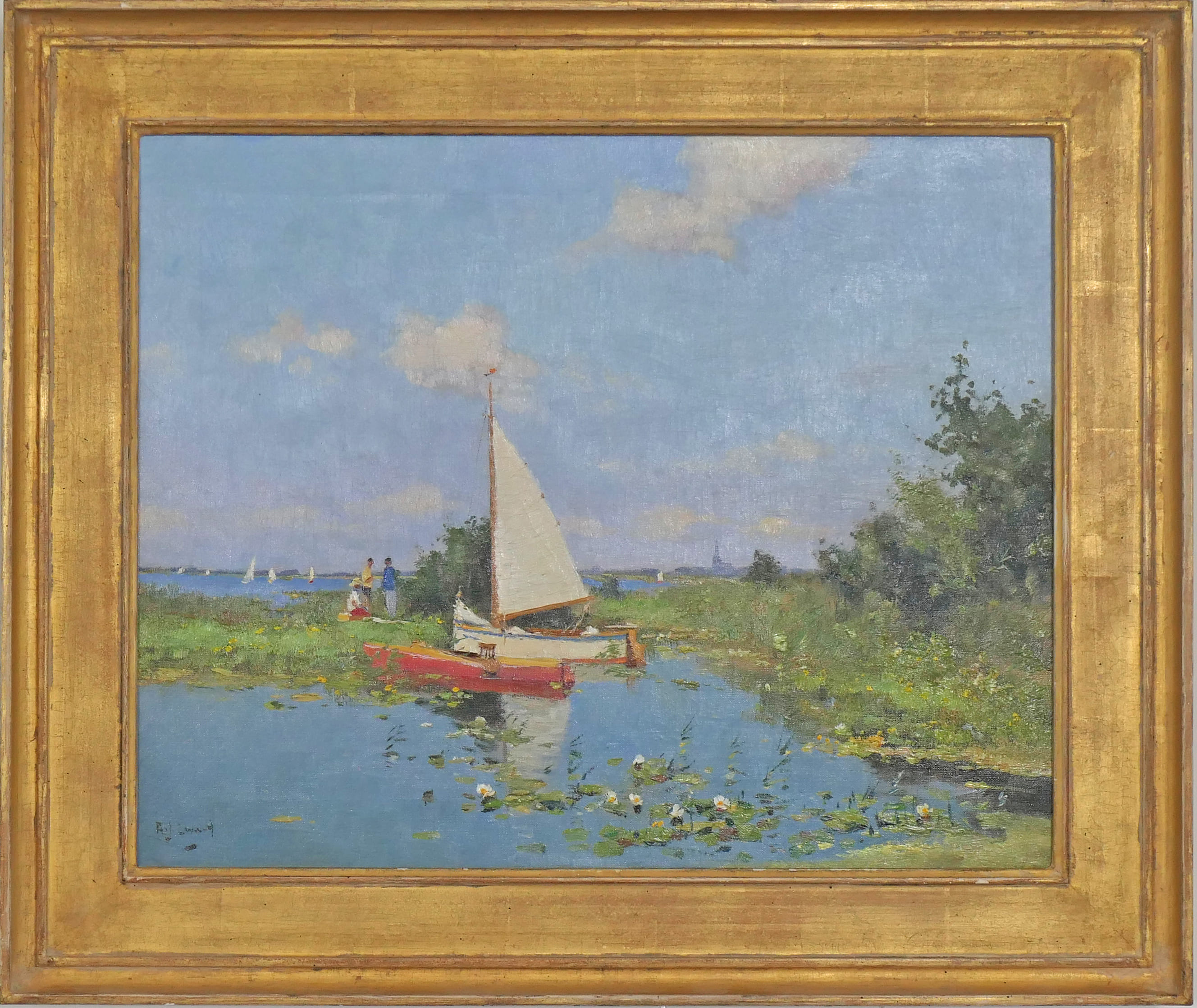 Bij de Nieuwkoopse plassen zonder lijst