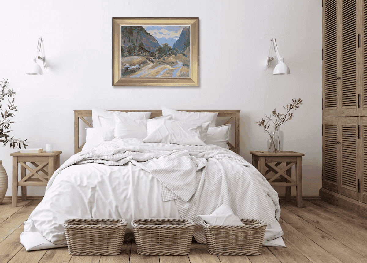 Jan Altink - Berglandschap (in interieur)