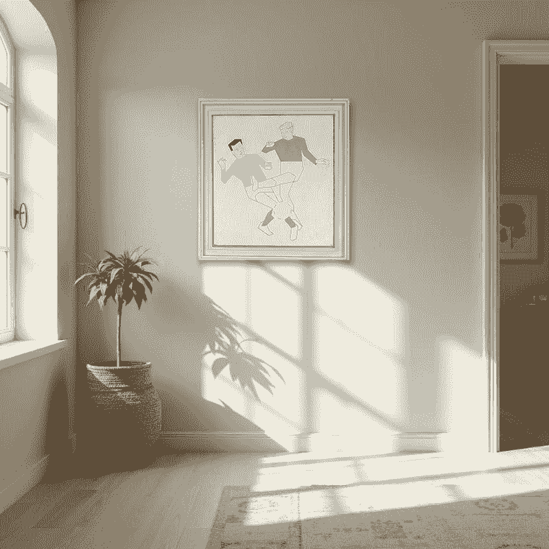 Hendrik Valk - Voetballers (Opus 1305), 1974 (in interieur)