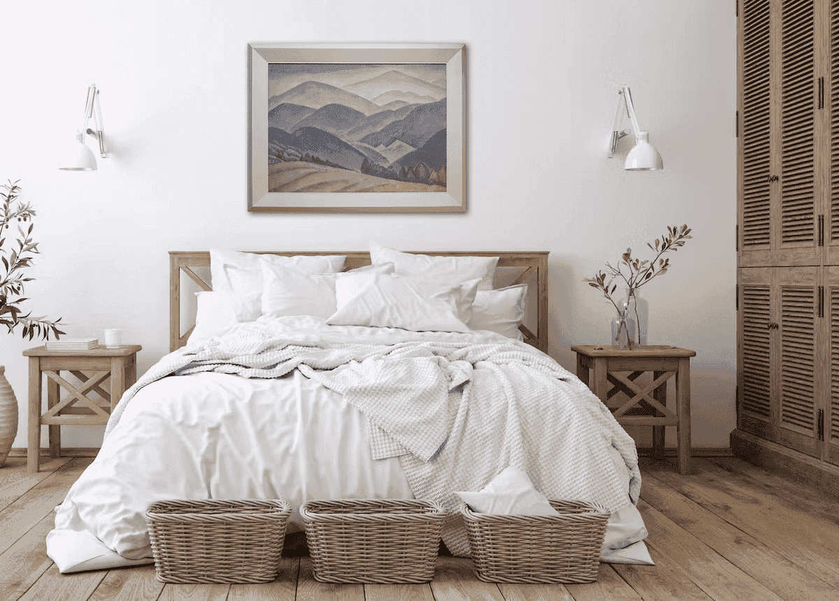 Leo Gestel - Heuvellandschap in Beieren (in interieur)