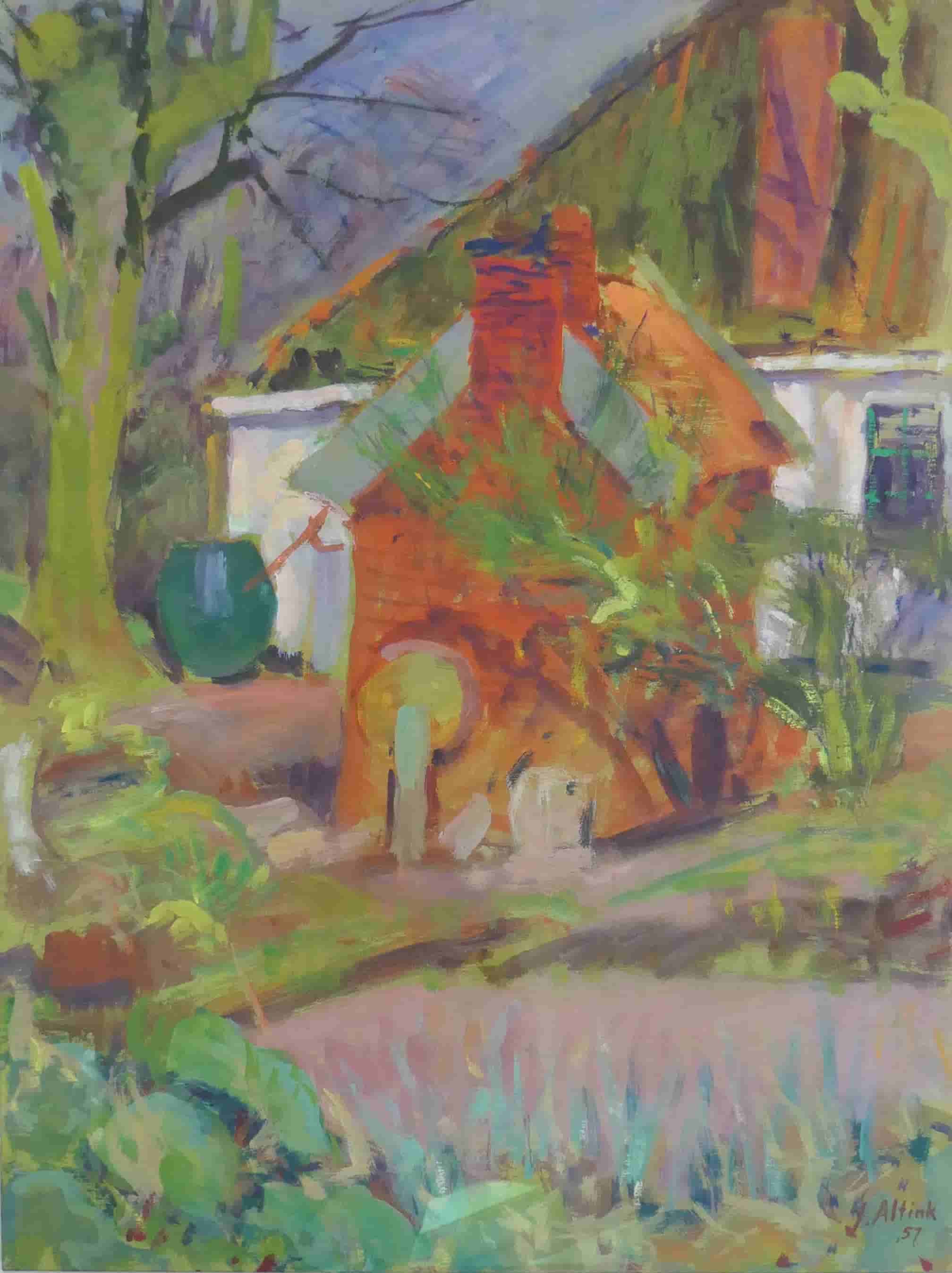 Jan Altink - Blauwborgje in de zomer