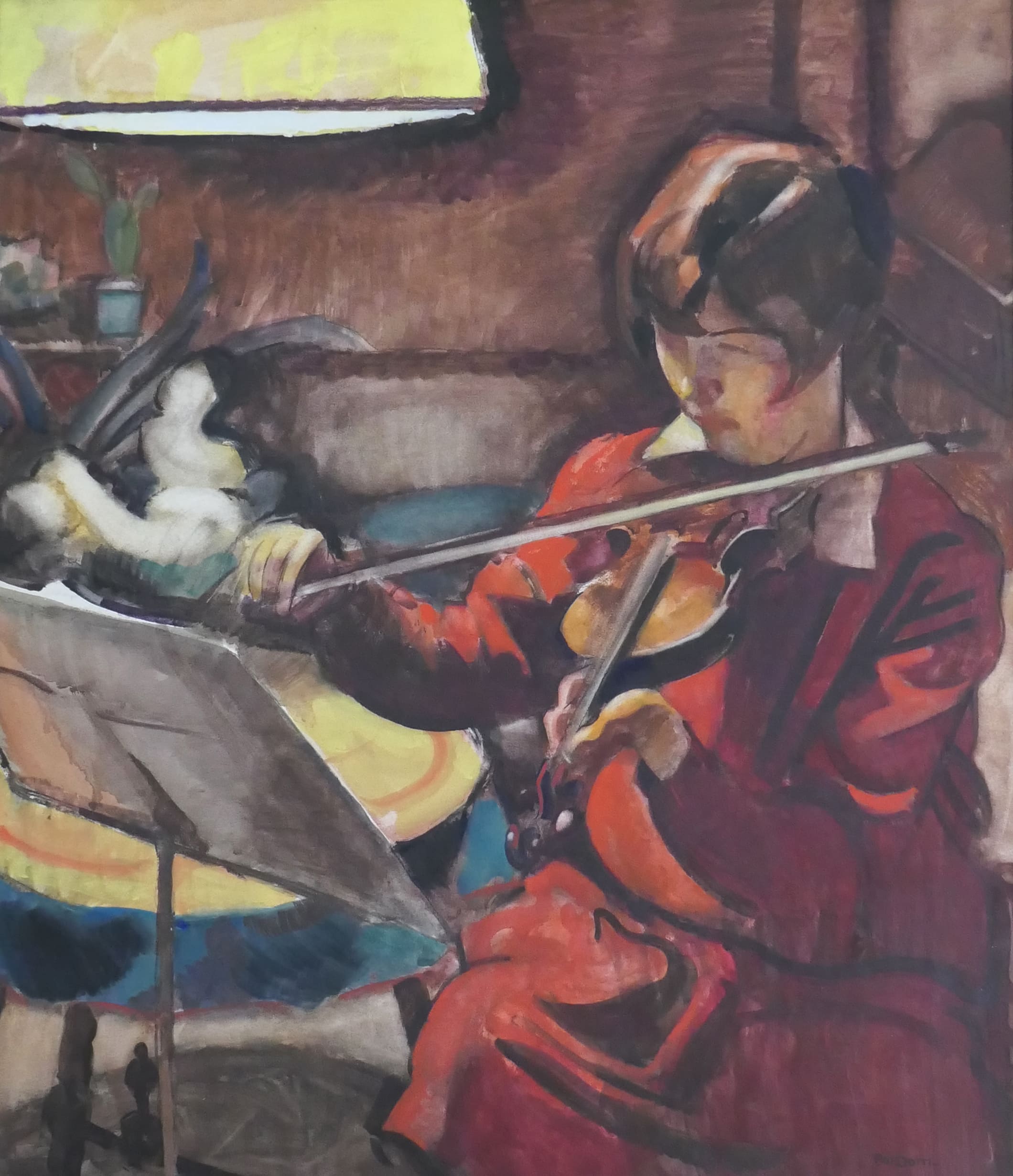 Vioolles zonder lijst