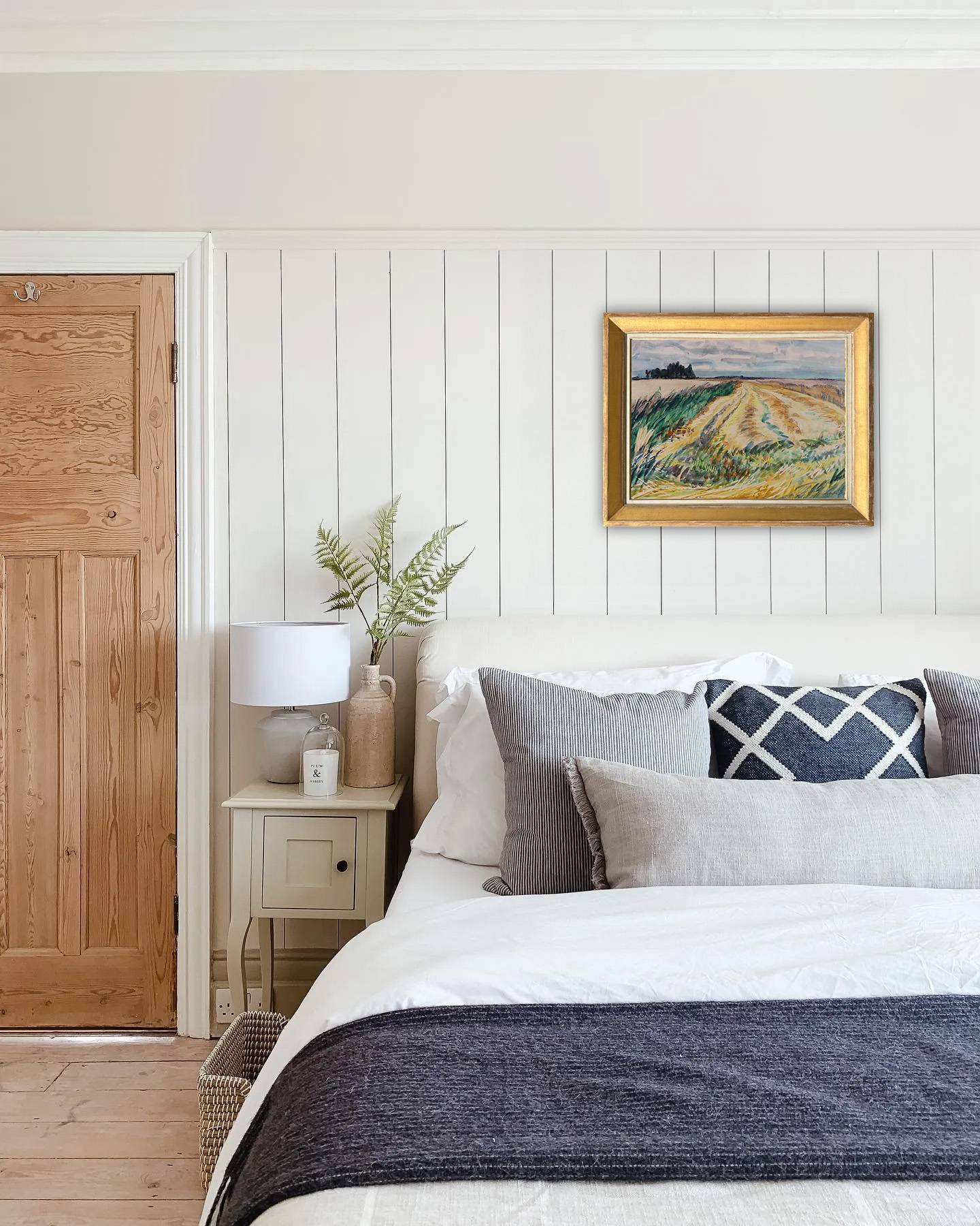 Akkerlandschap op het hoge land in Groningen zonder lijst