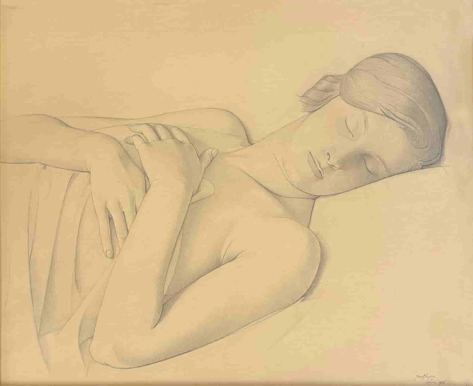 Jan Heyse - Slapende jongedame