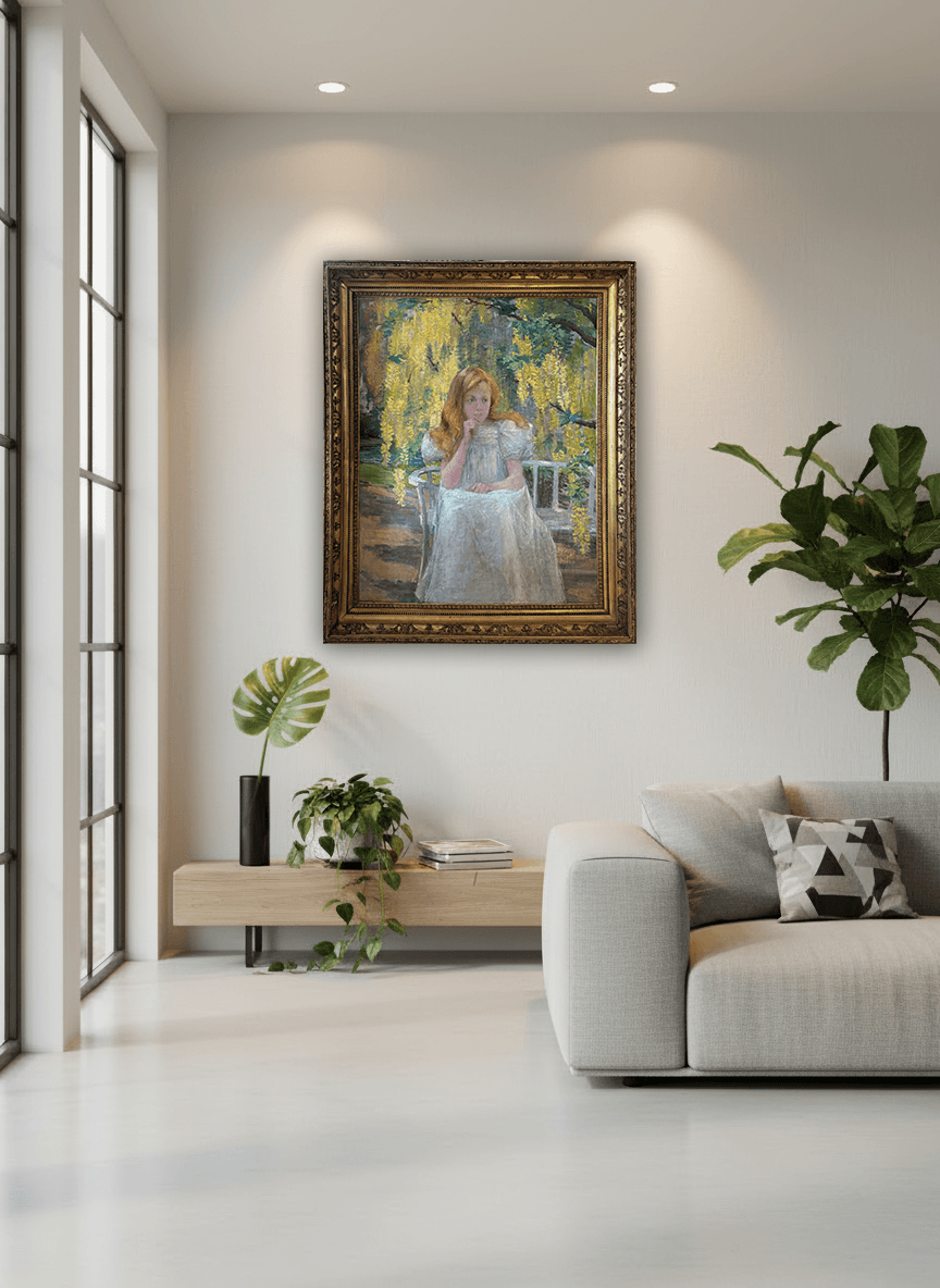 Meisjesportret zonder lijst