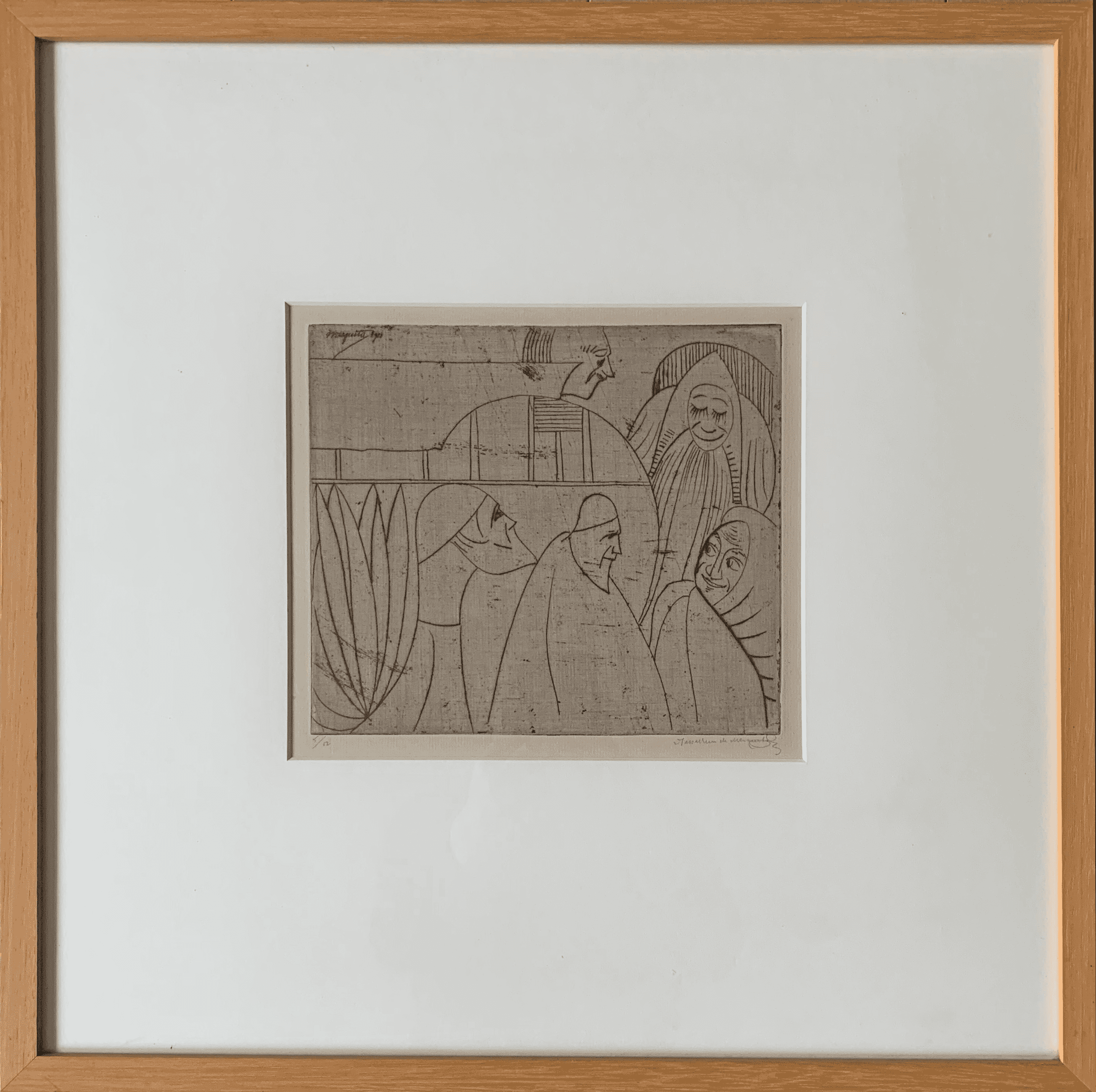 Samuel Jessurun de Mesquita - 'Sensitivistische verbeelding' (2) (met lijst)