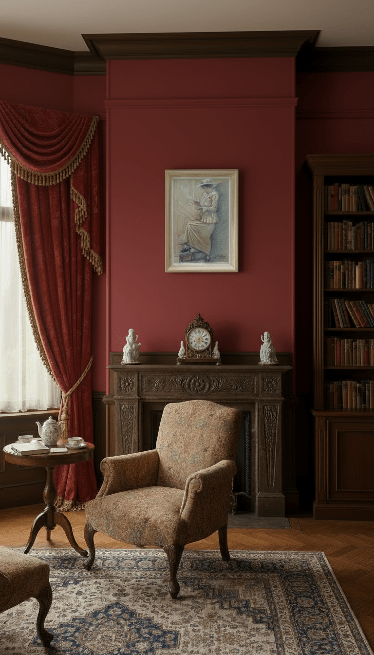 Elegante lezende dame zonder lijst