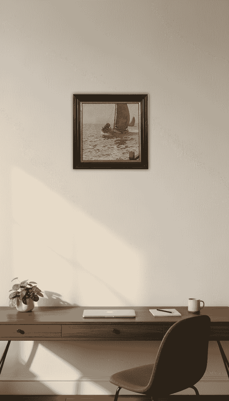 Anthony Pieter Schotel - Botters op de Zuiderzee (in interieur)