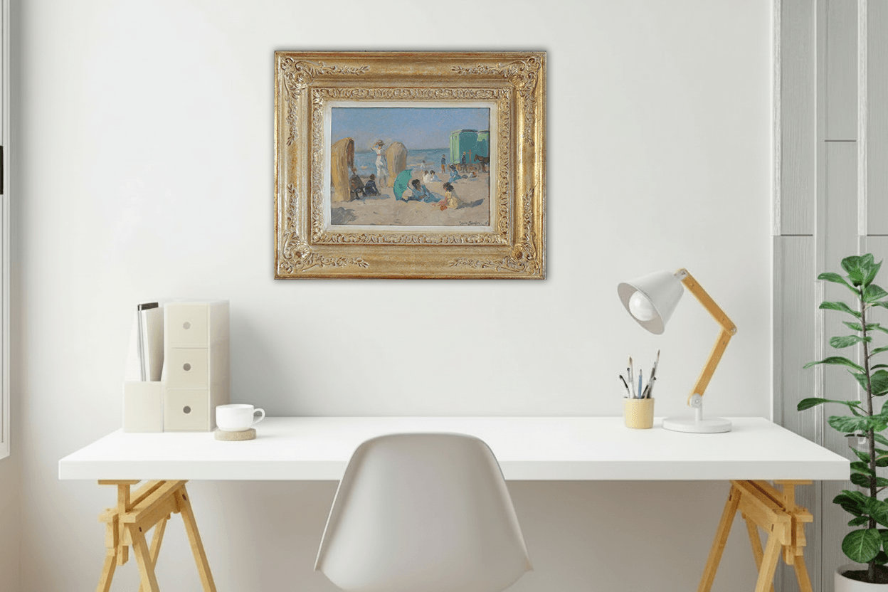 Louis Soonius - Strandgezicht Scheveningen (in interieur)