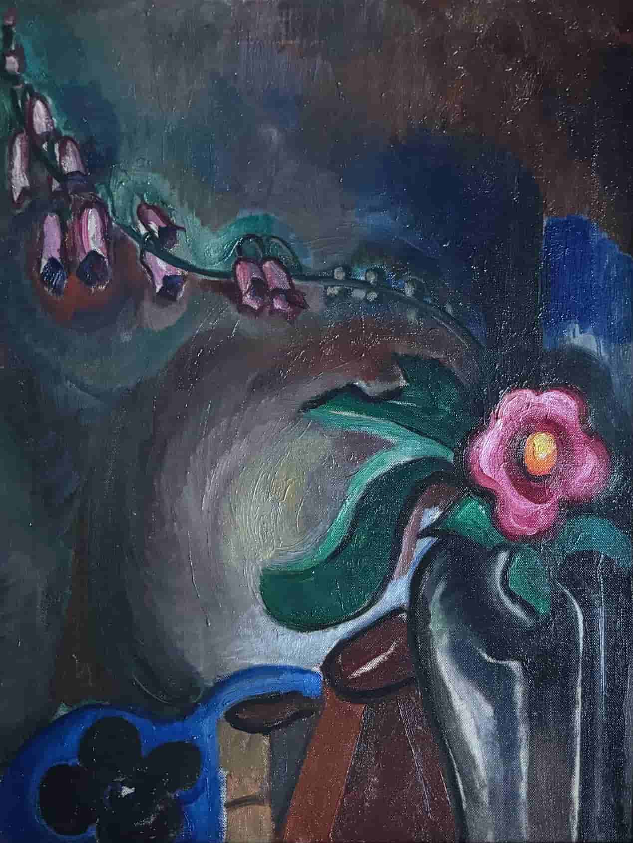 Else Berg - Expressief stilleven (zonder lijst)