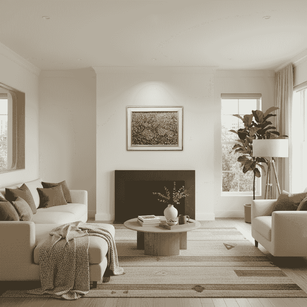 Herman Bieling - Tuin met hortensia (in interieur)