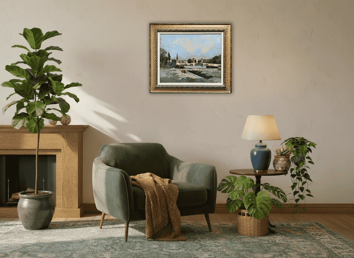 Evert-Jan Ligtelijn - Magere Brug over de Amstel rivier (in interieur)